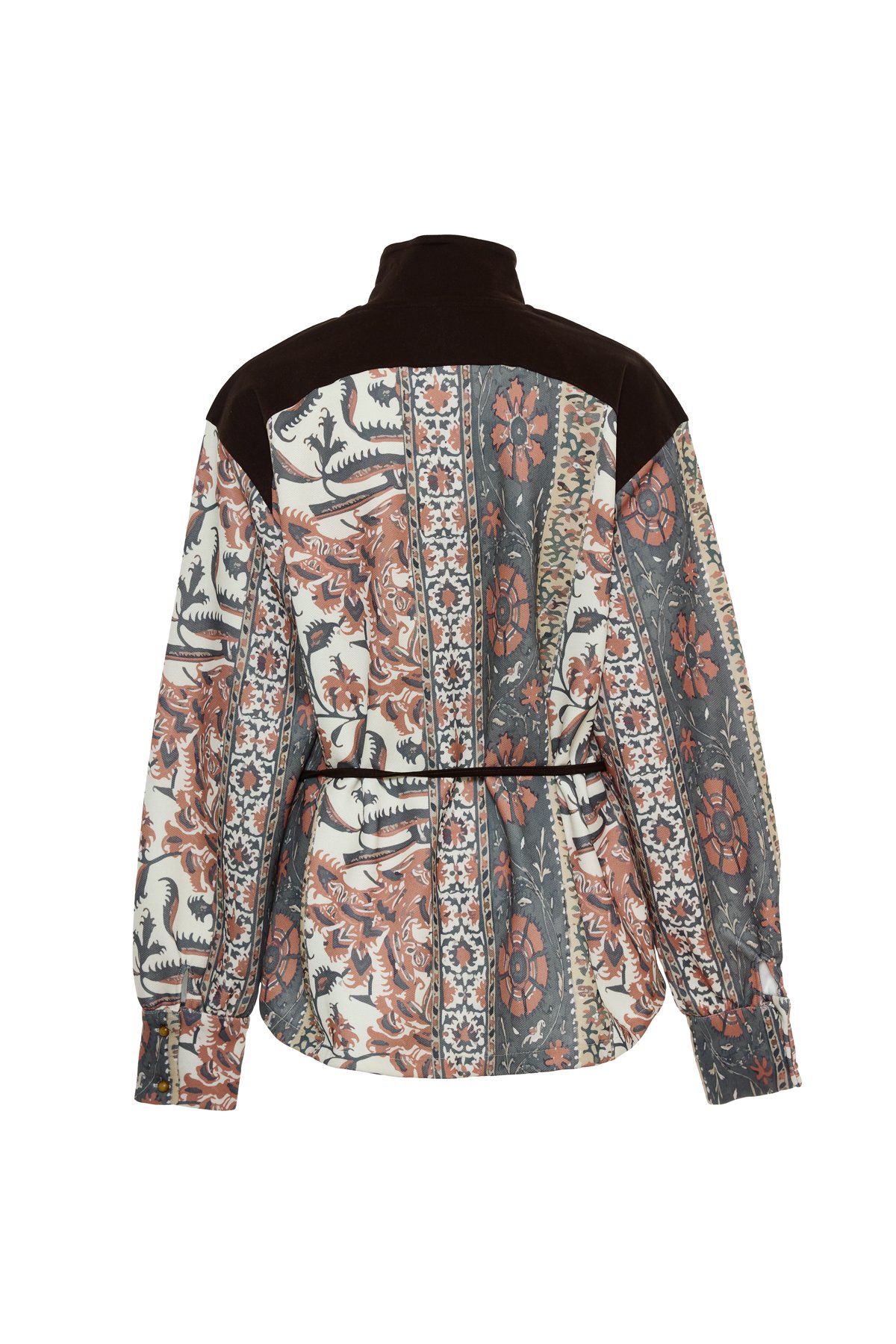 Patterned Shoulder Detailed Shirt K