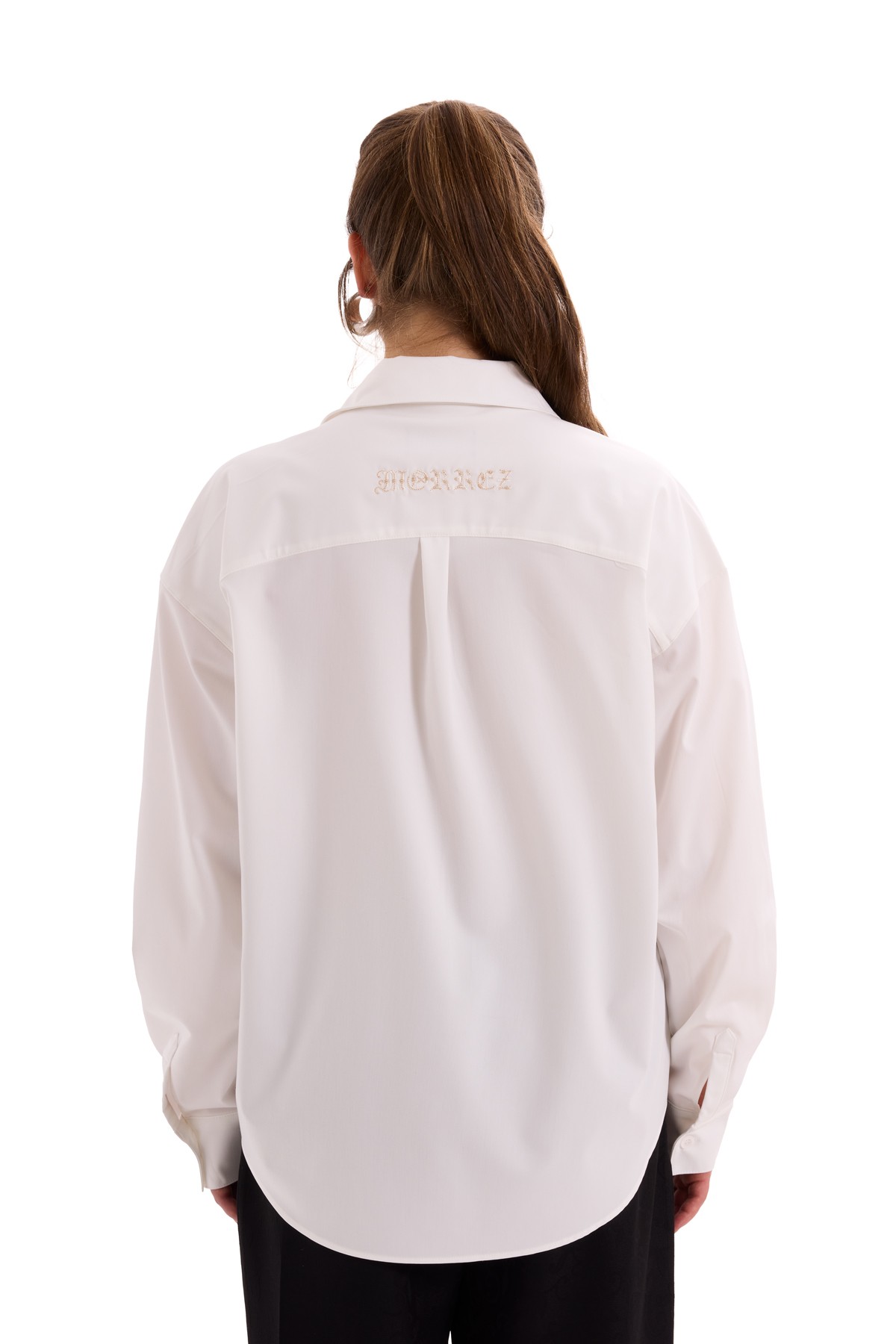 Epaulette Closure Oversize Shirt