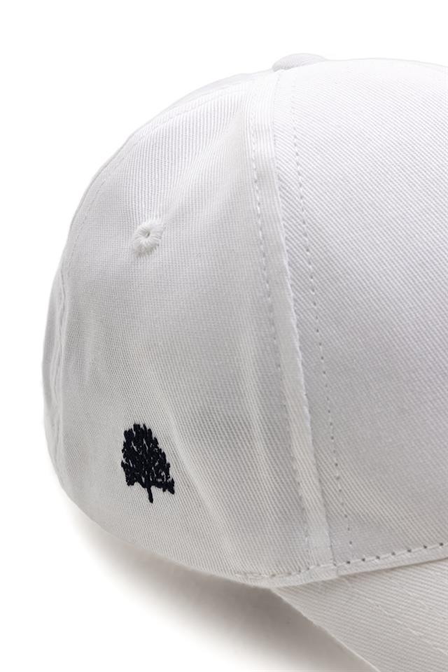 White Embroidery Hat