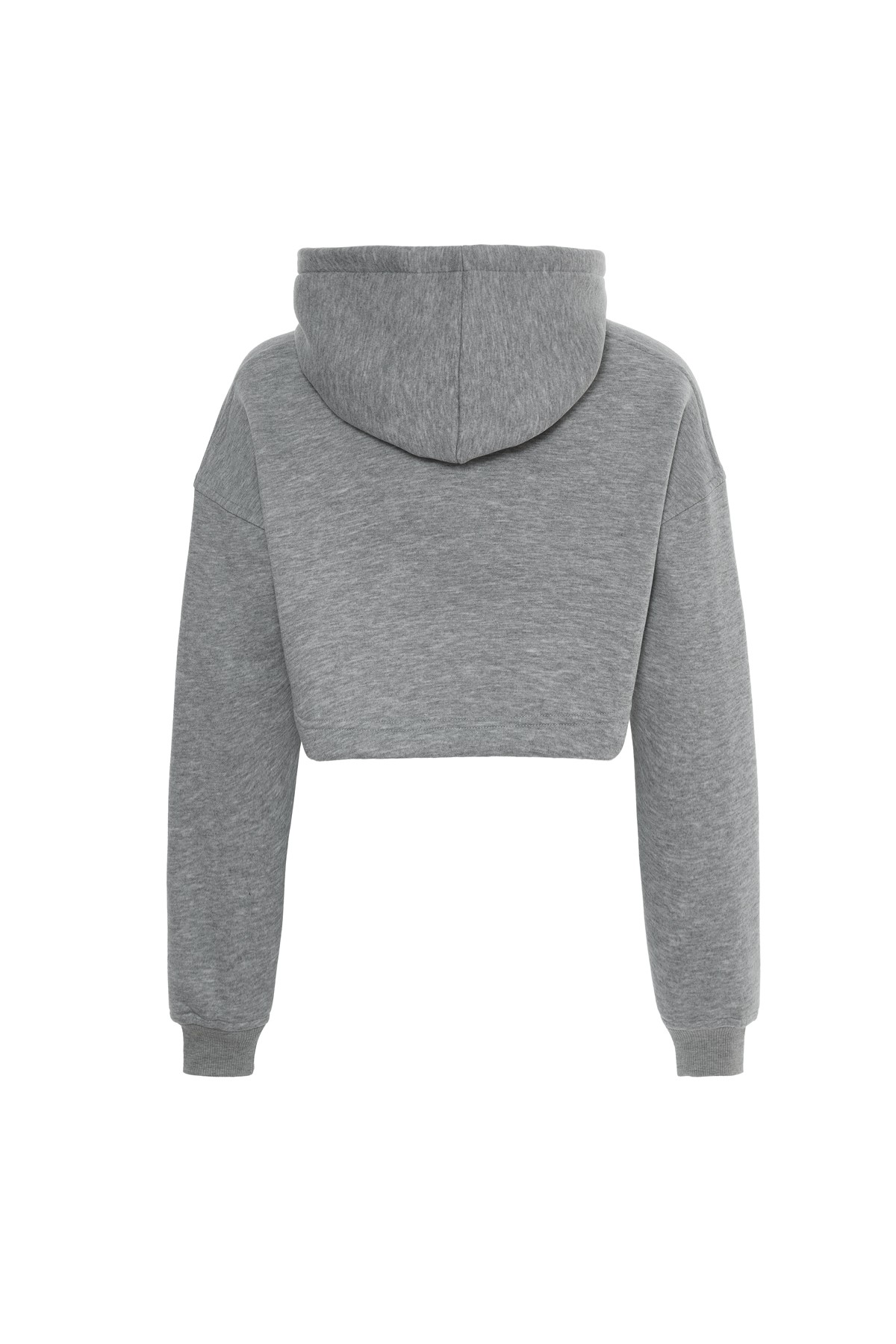 Gri Crop Sweatshirt