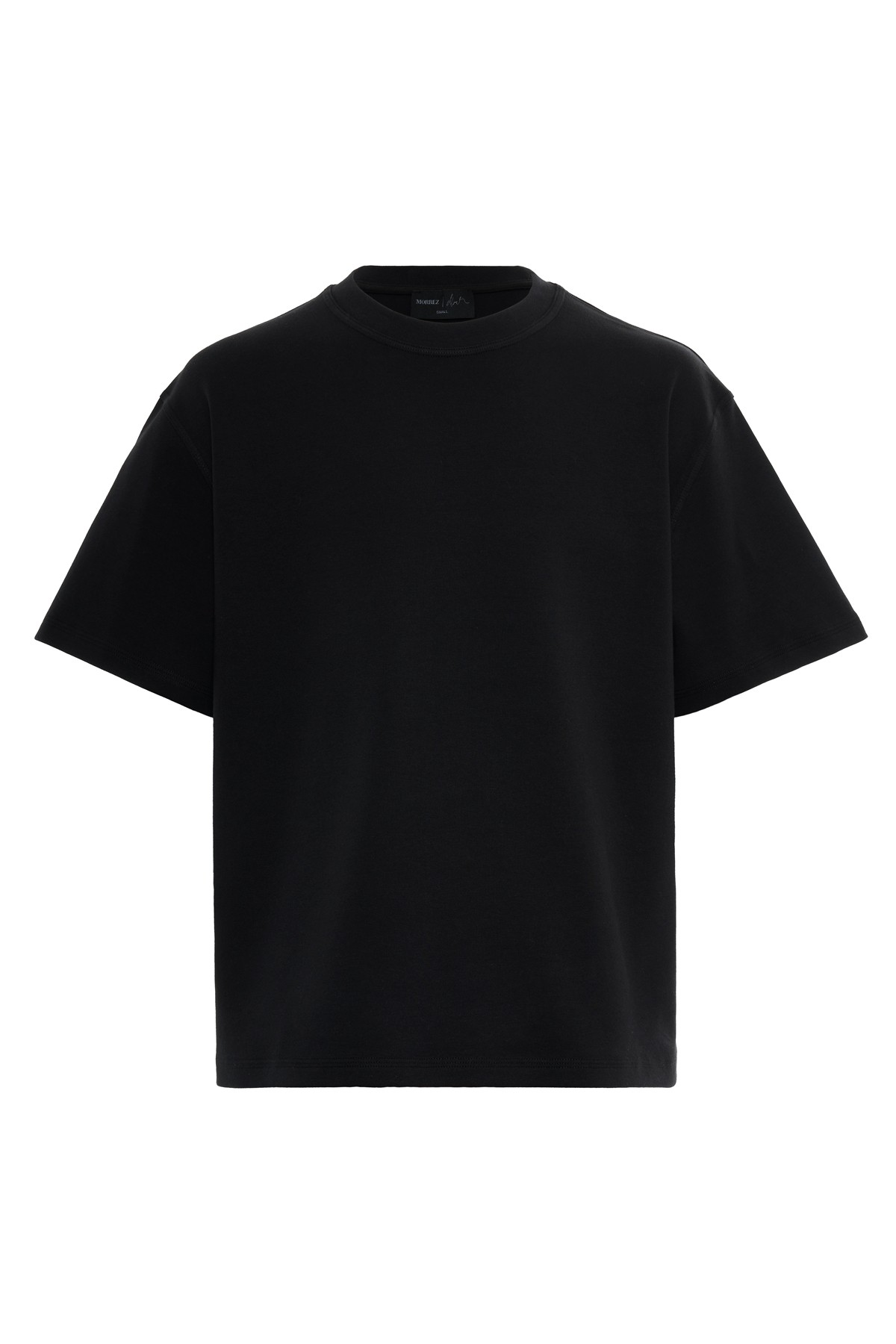 Interlock Oversize Basic T-shirt Siyah