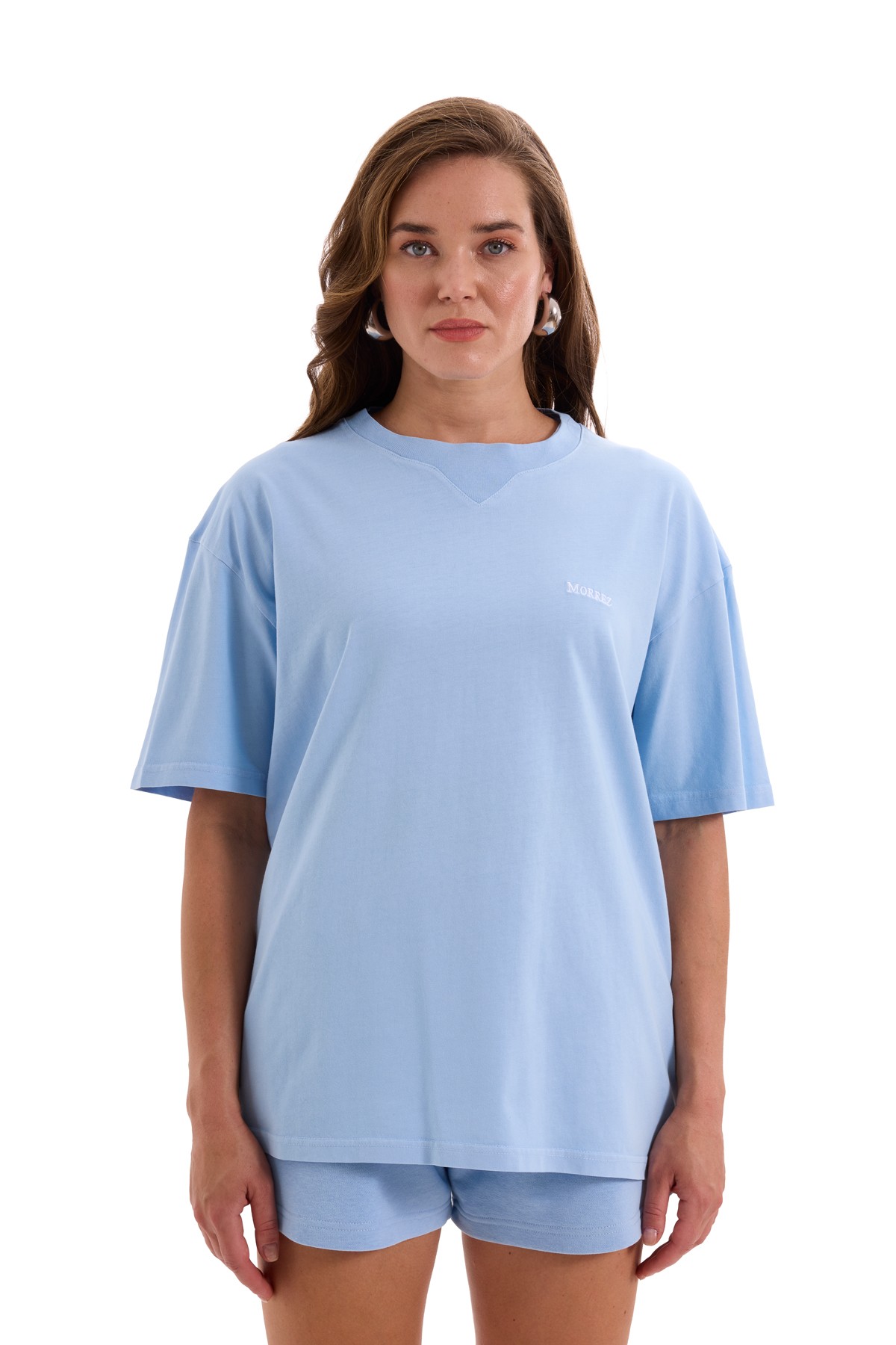 Blue Essentials Oversize T-Shirt K