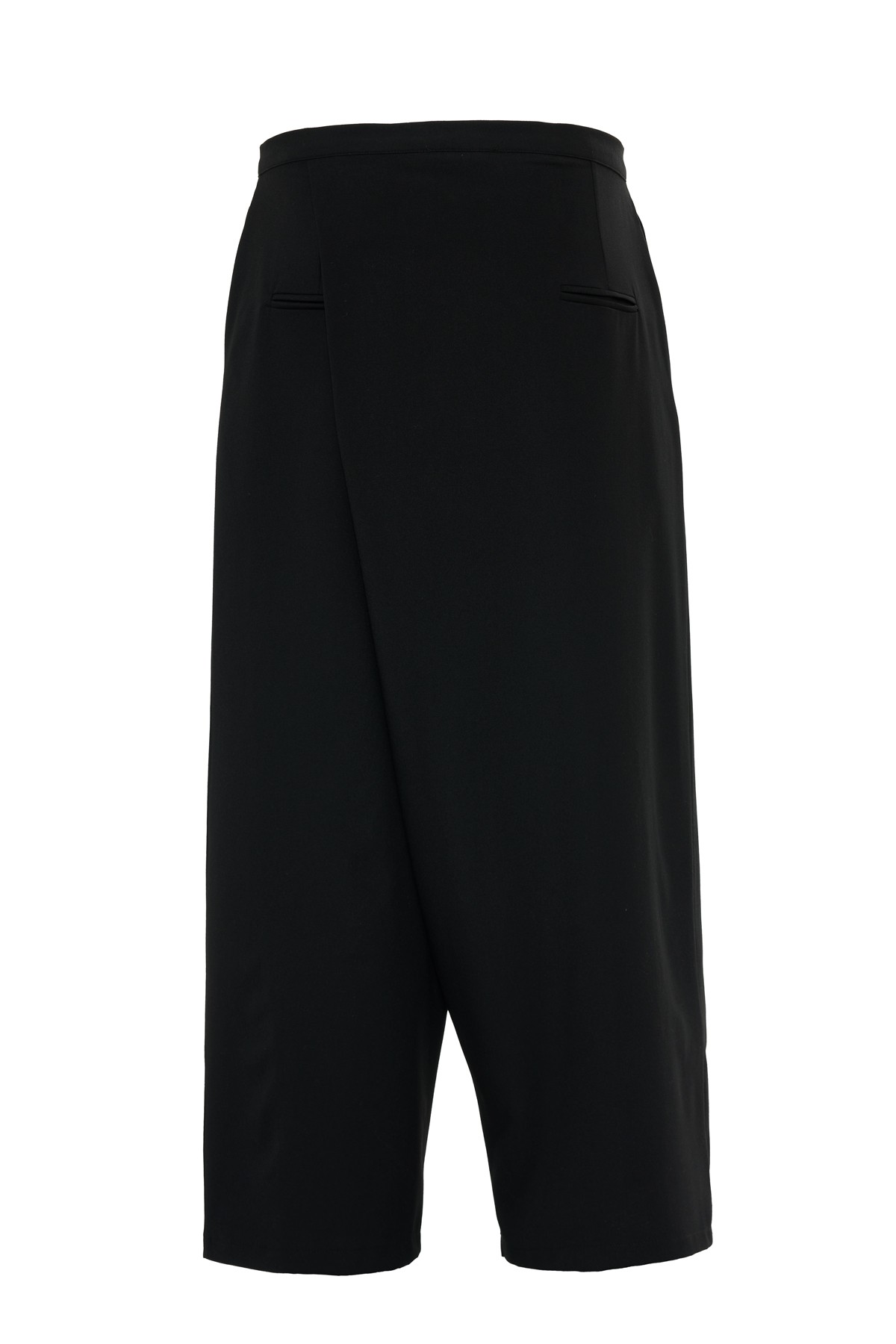 Rafe Asymmetric Wrap Pantolon Siyah