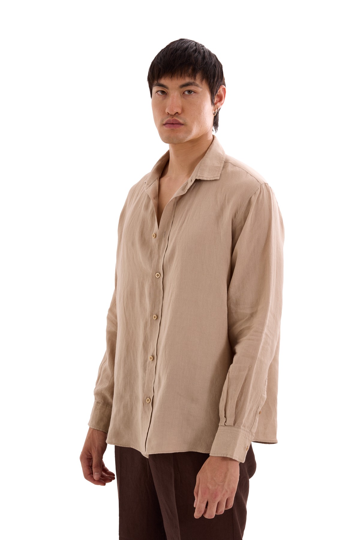 100% Linen Long Sleeve Shirt