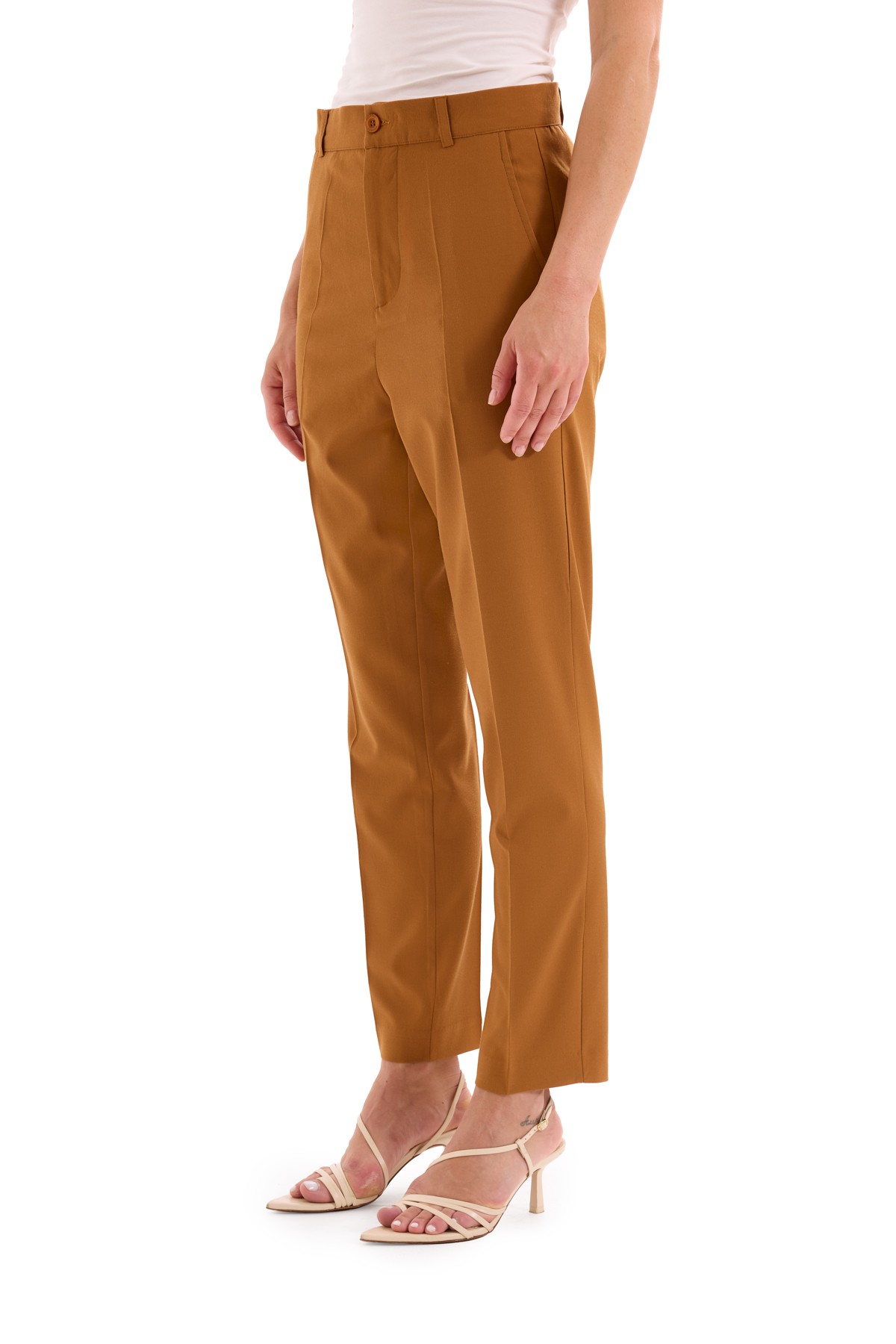 Wide Leg Woven Trousers