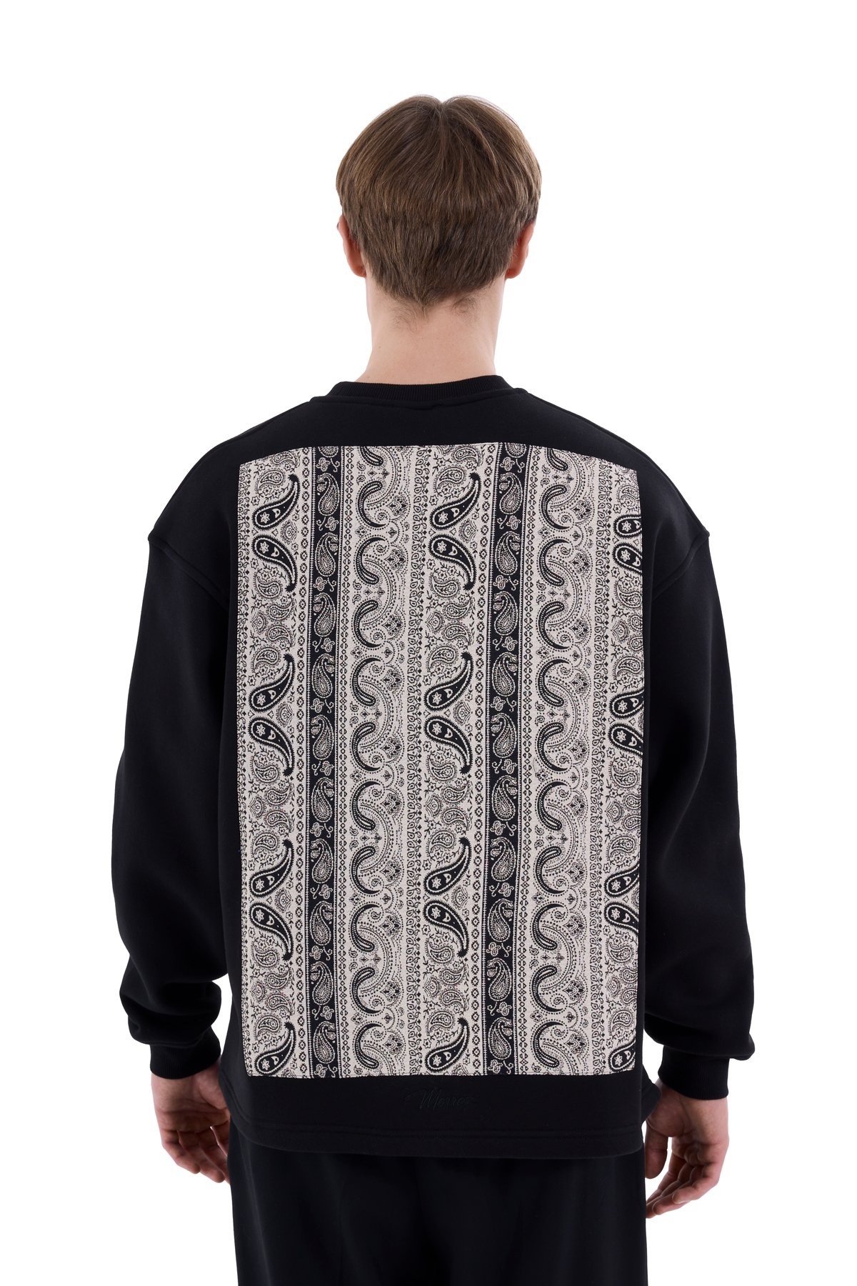 Anatolian Patchline // Back Woven Pattern Sweatshirt