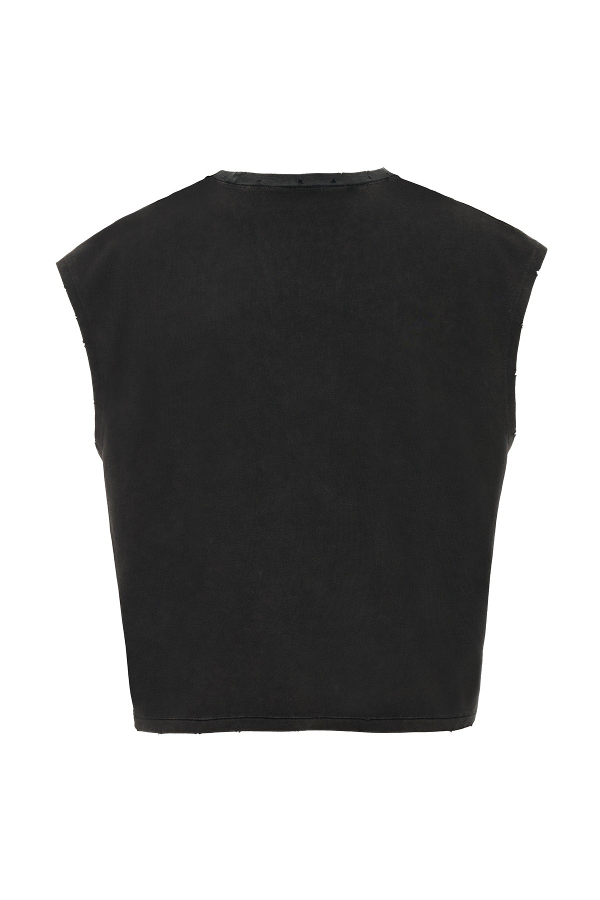 Club Of Rez Antrasit Yıkamalı Tank Top K