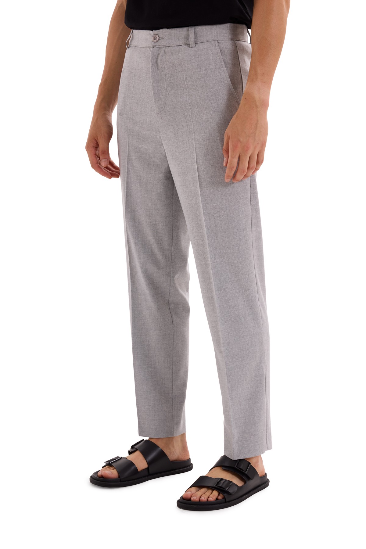 Wide Leg Woven Trousers