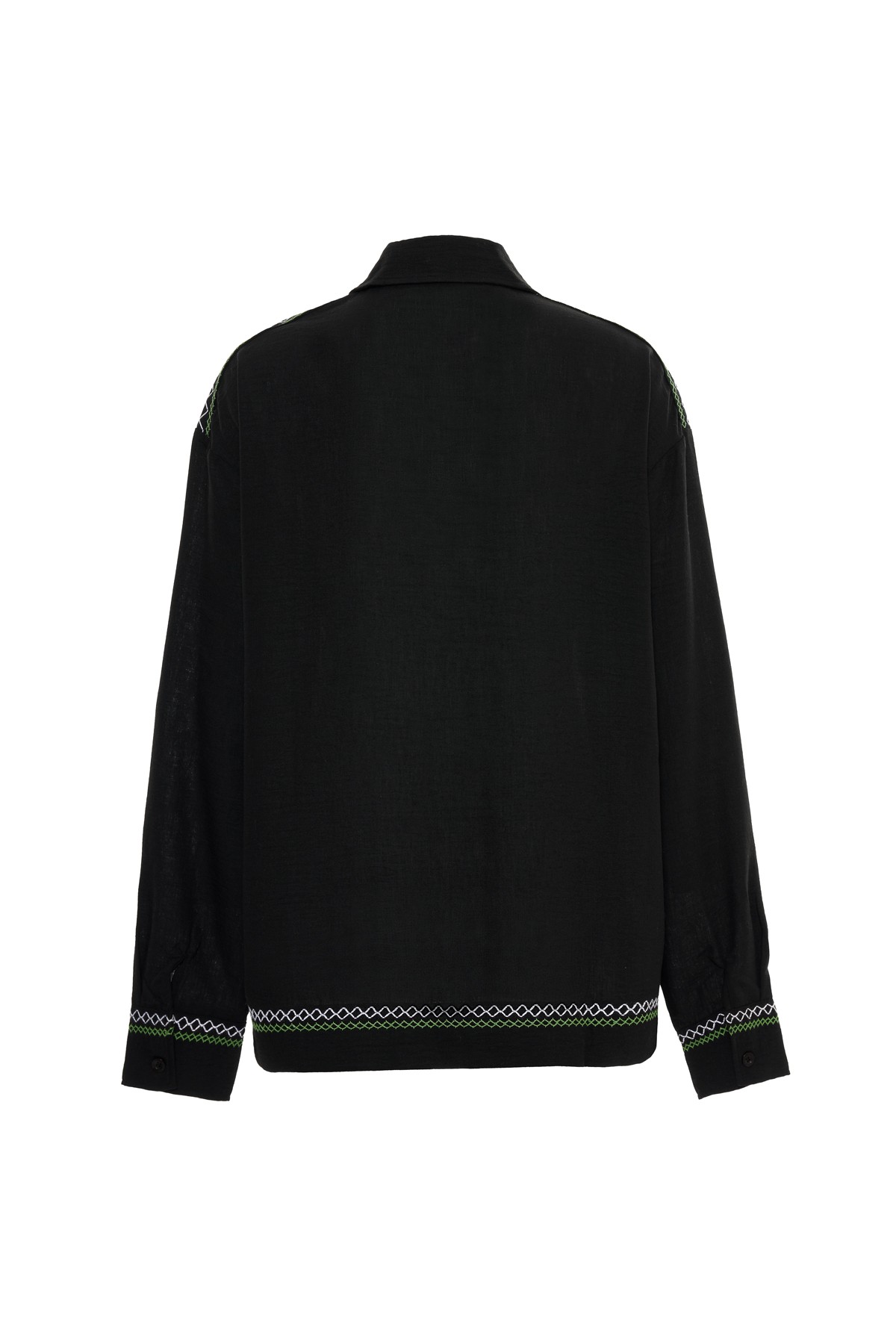 Crochet Detailed Shirt K