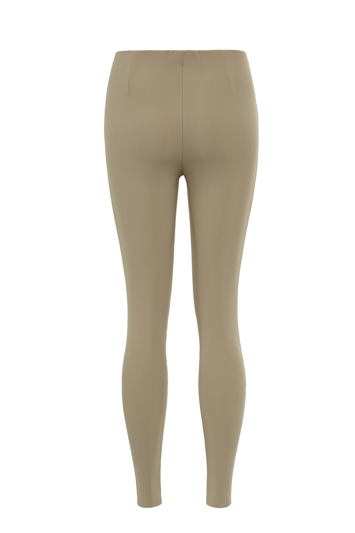 Ecru Stitched Leggings