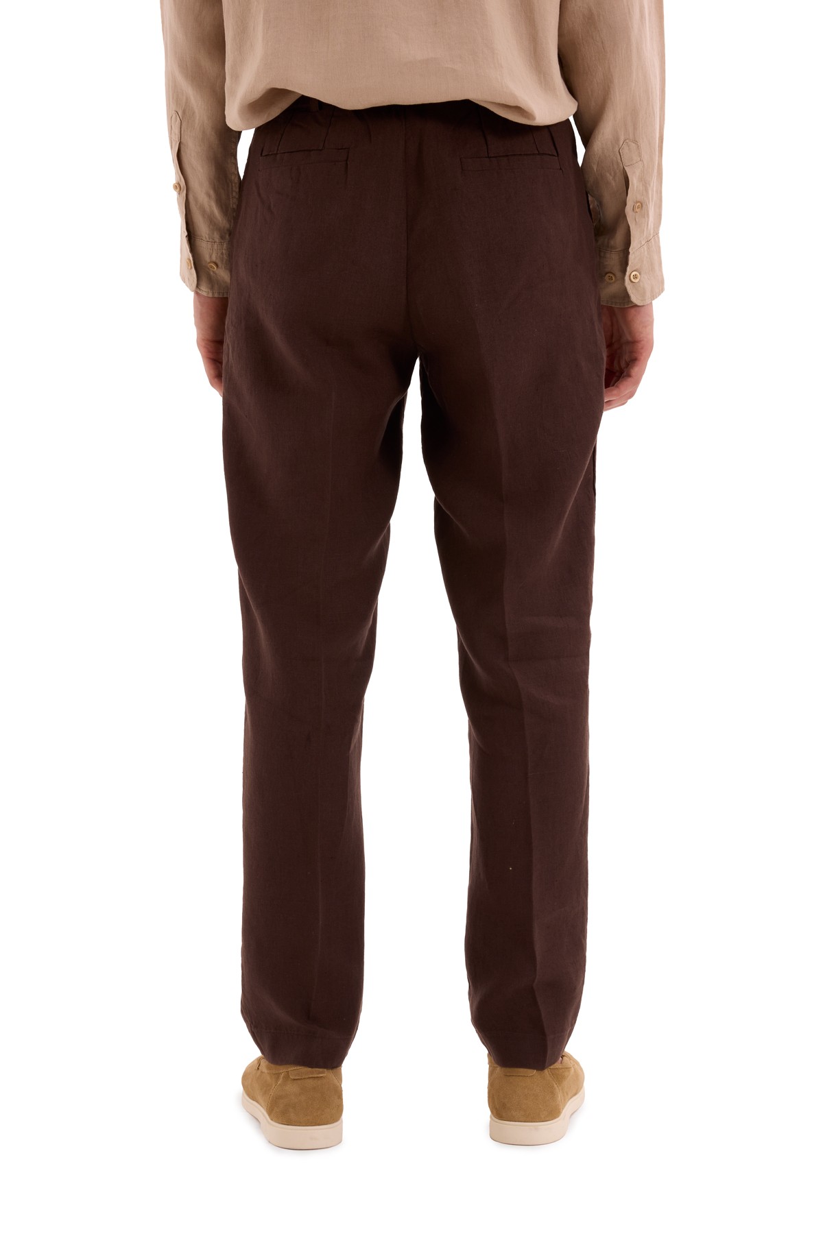 100% Linen Straight Cut Trousers