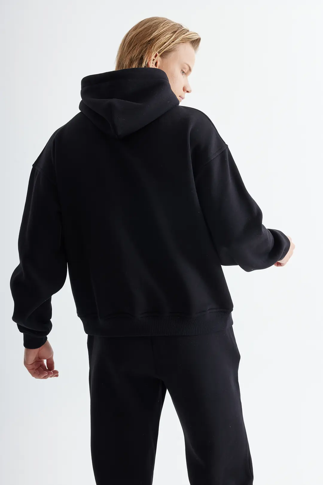 Black Hooded Sweatshirt