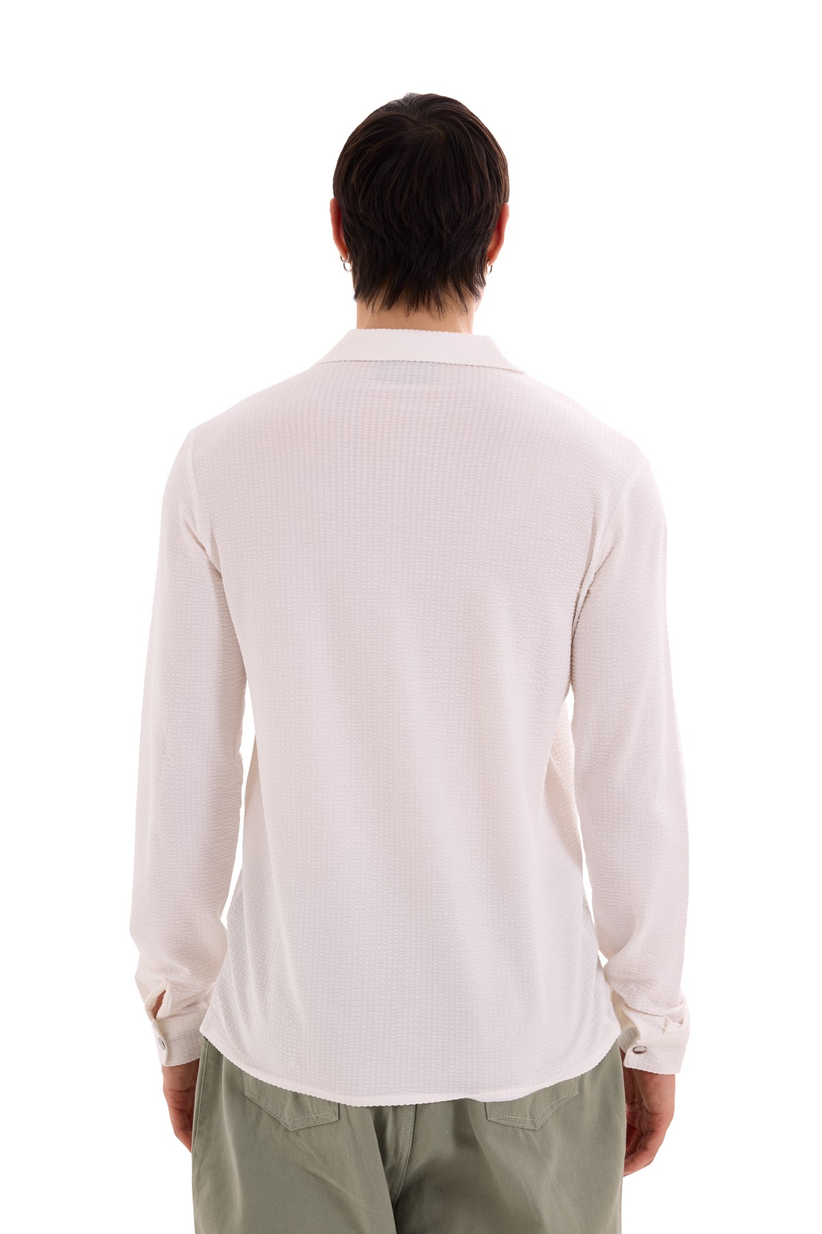 White Jacquard Shirt