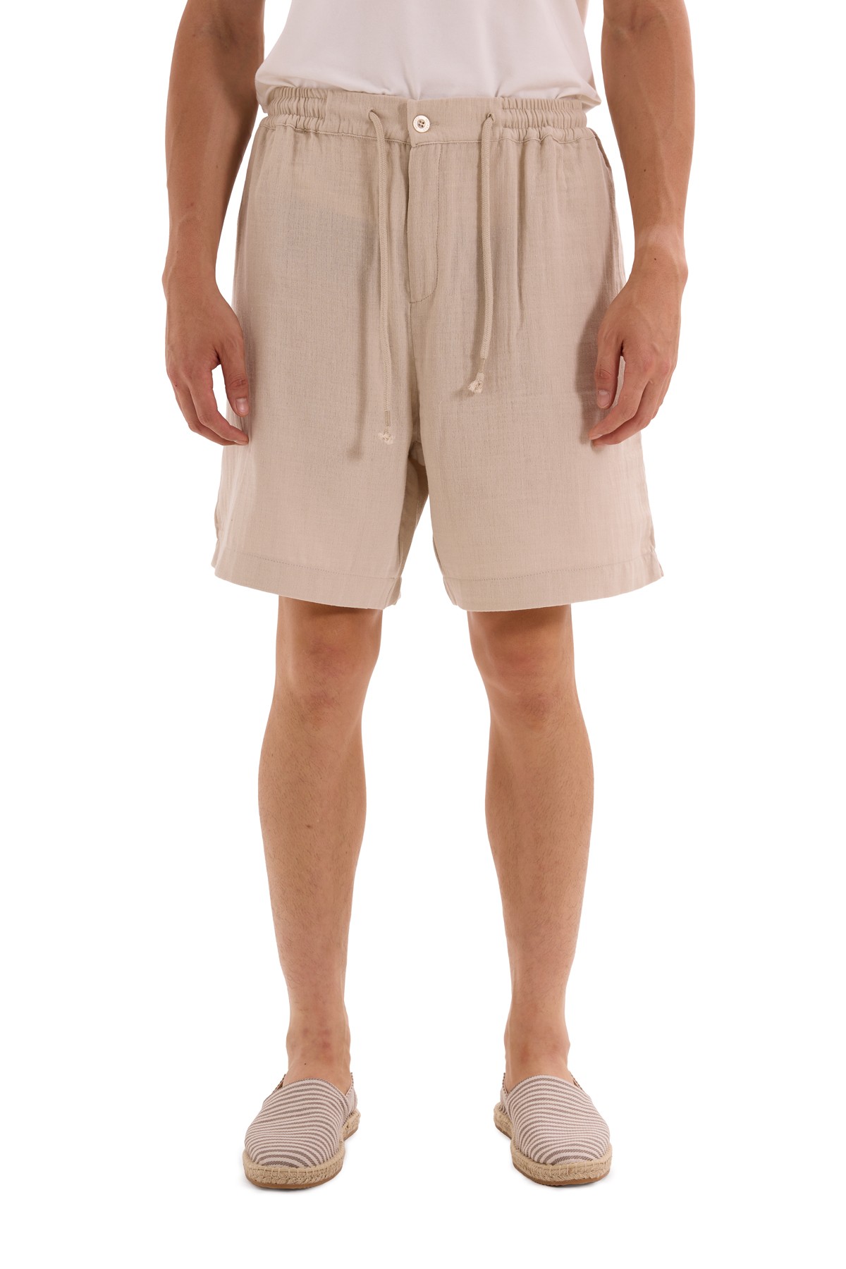 Stone Muslin Shorts