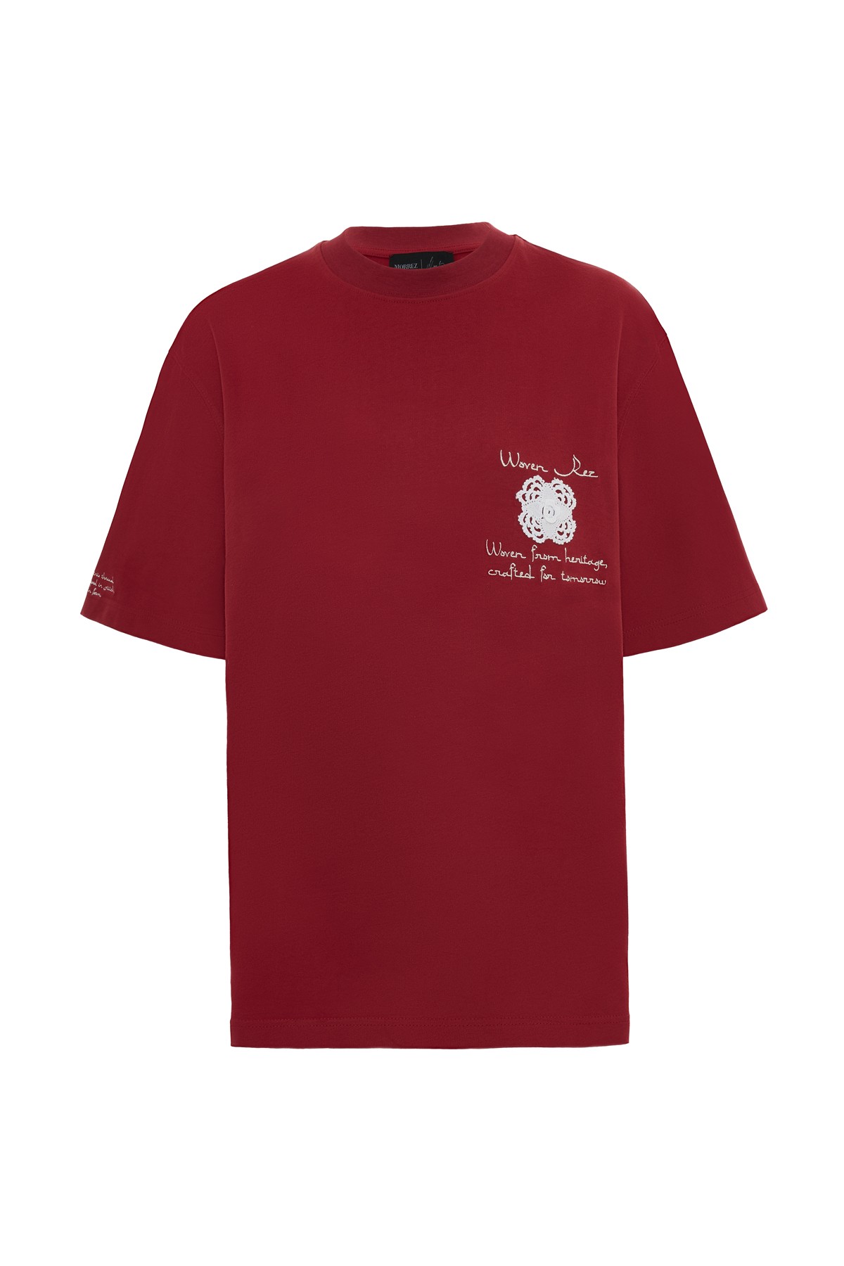 Woven Rez Lace Detailed T-Shirt K