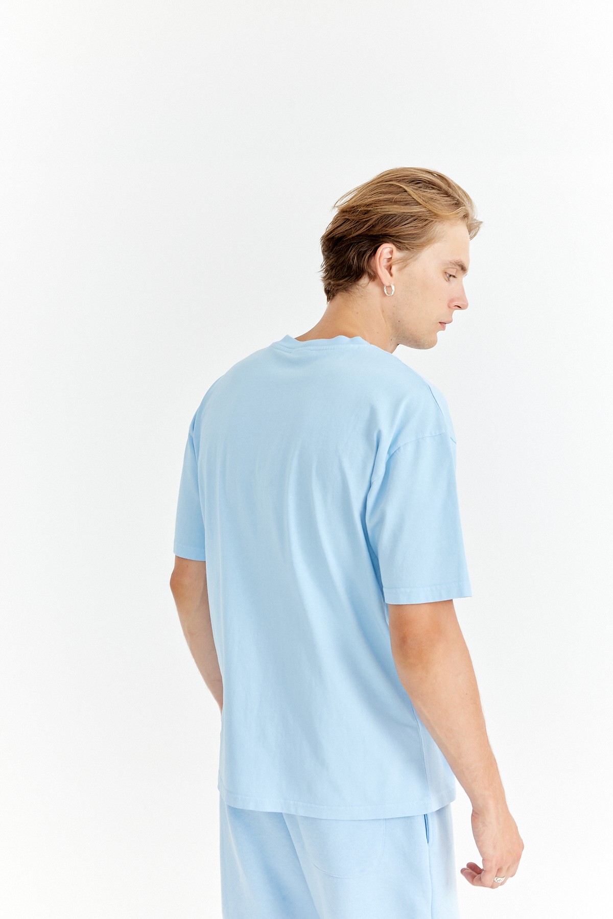 Blue Essentials Oversize T-Shirt