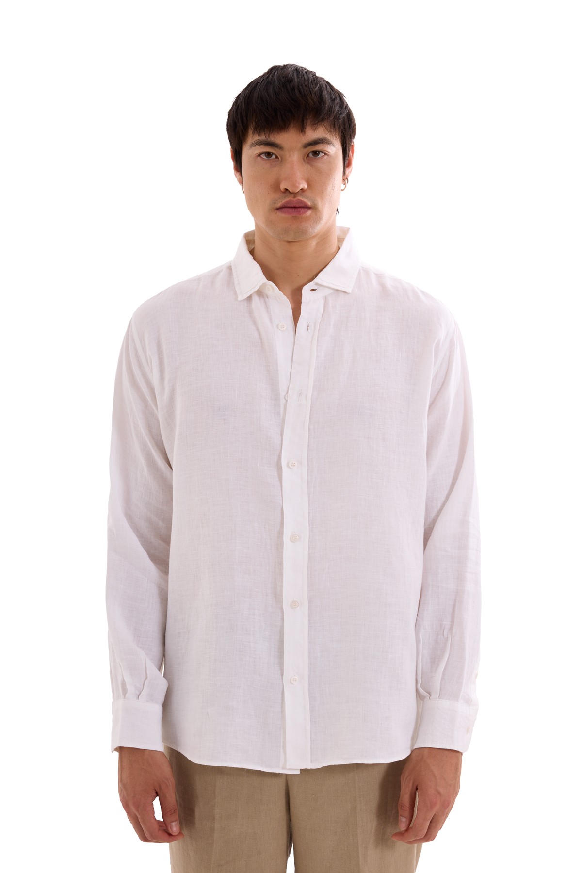 100% Linen Long Sleeve Shirt