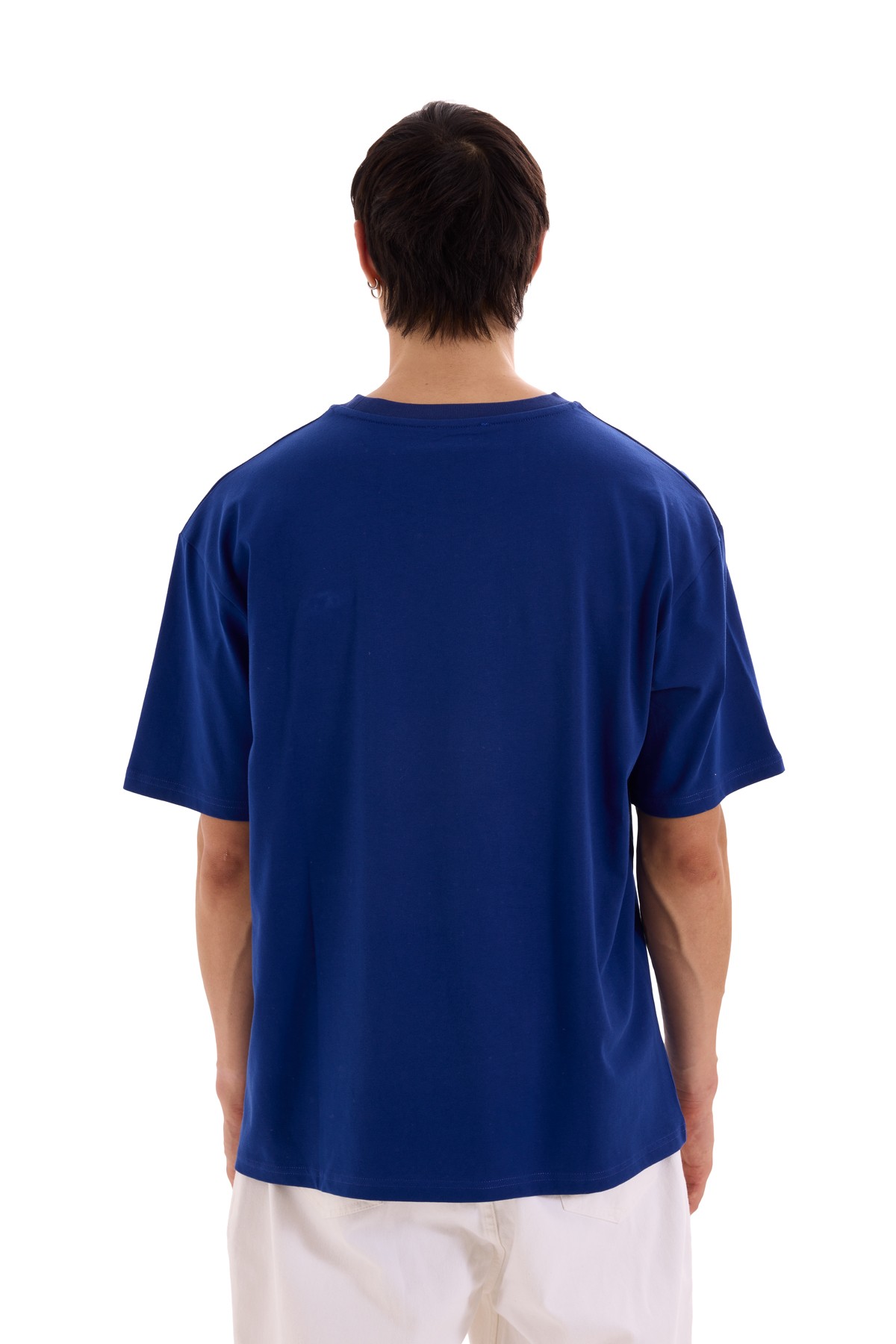 Blue Embroidered T-Shirt