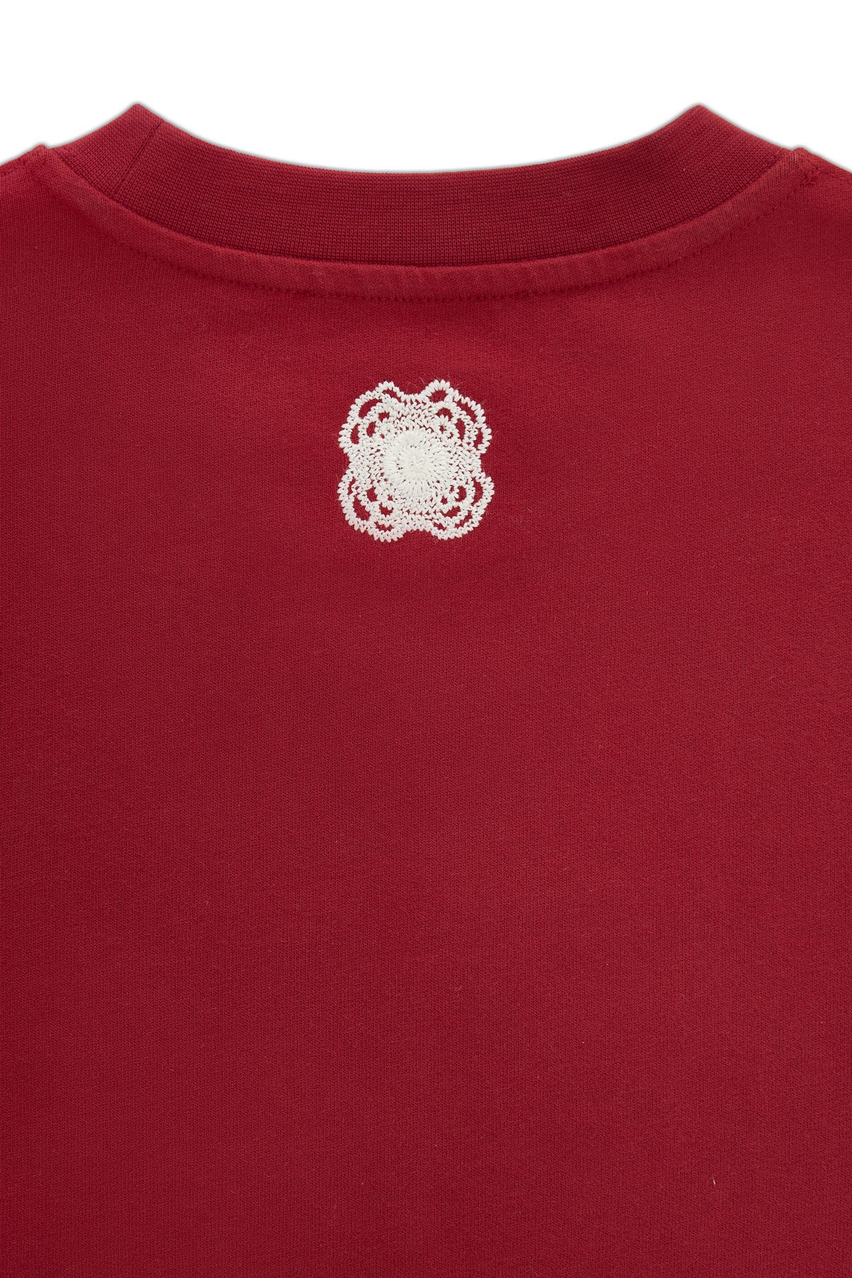 Woven Rez Lace Detailed T-Shirt