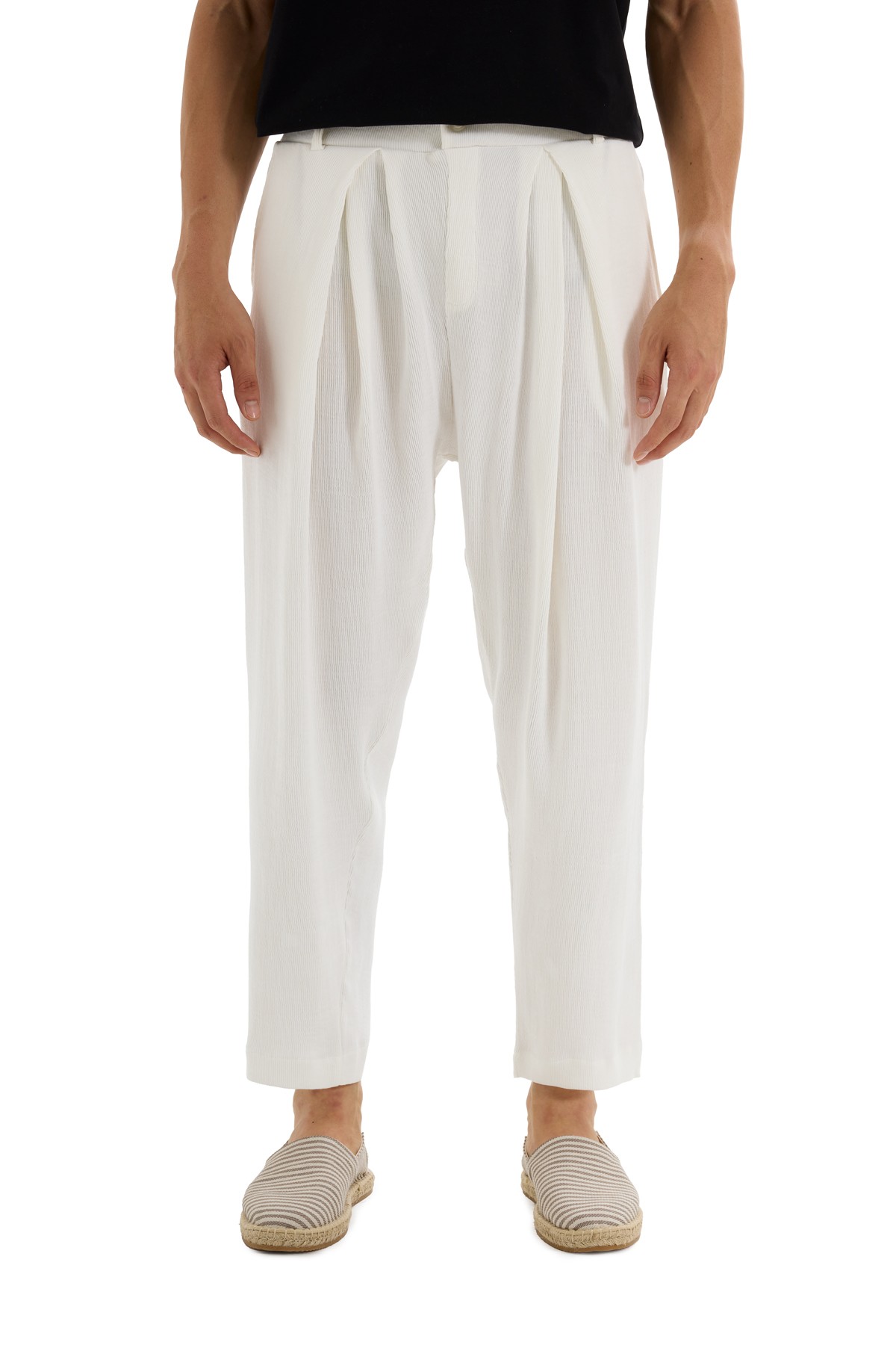 Pleated Ottoman Trousers