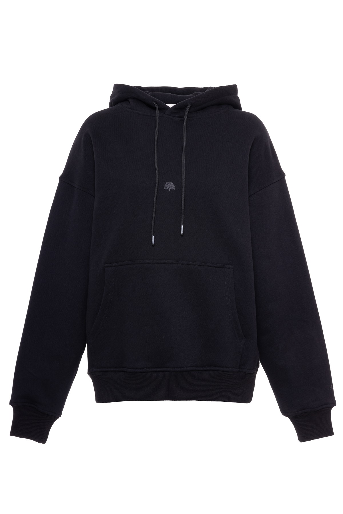 Siyah Enjeksiyon Baskı Sweatshirt K