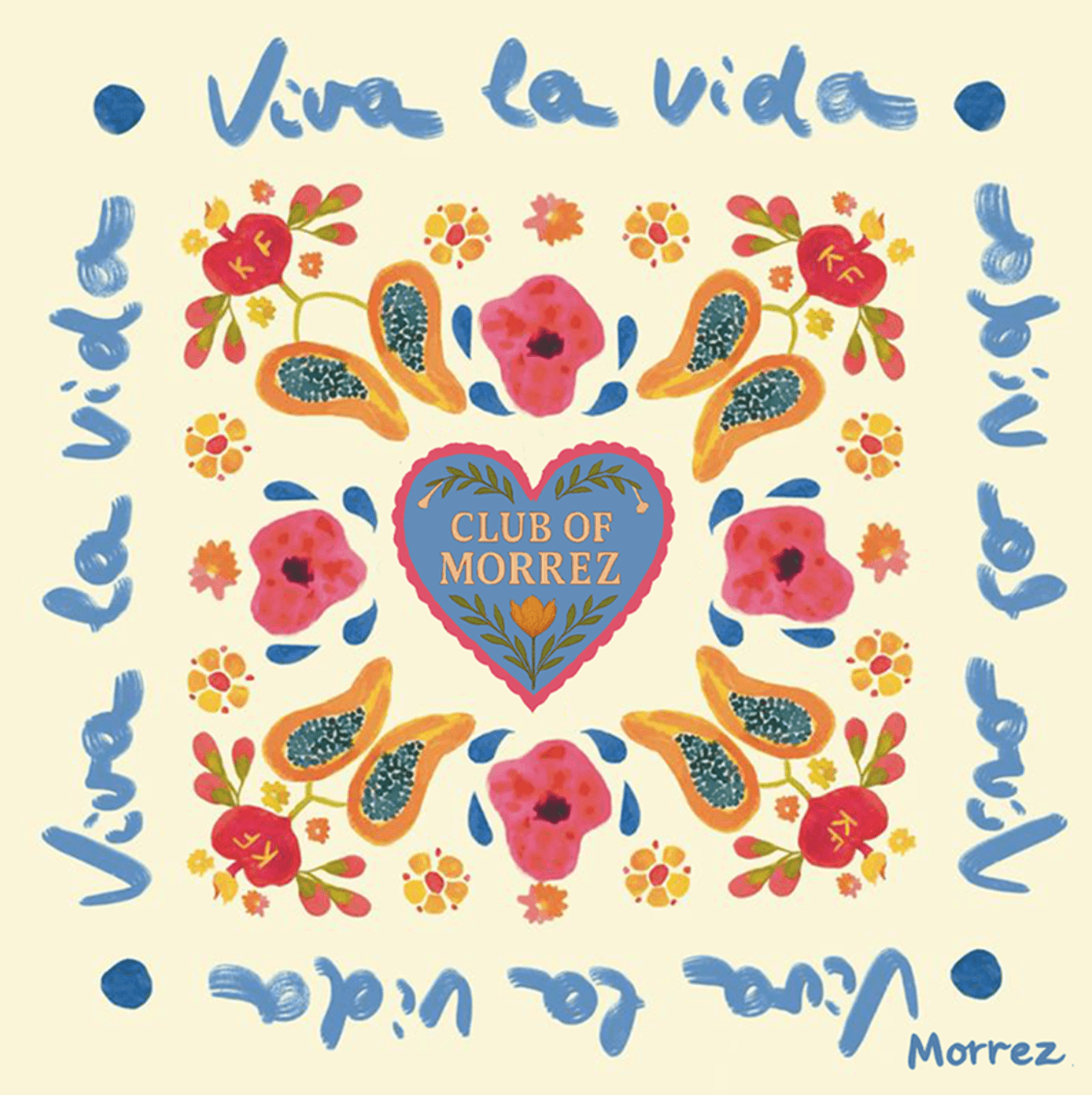 Viva La Vida Saten Şal