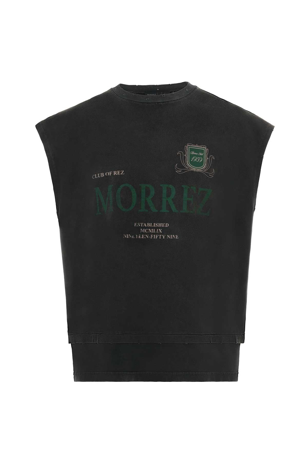 Club Of Rez Anthracite Washed Tank Top