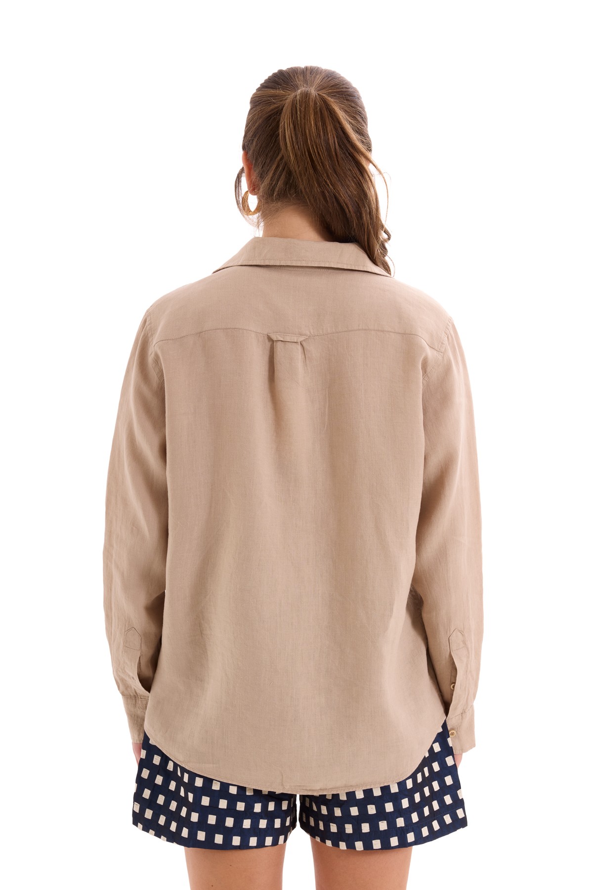 100% Linen Long Sleeve Shirt