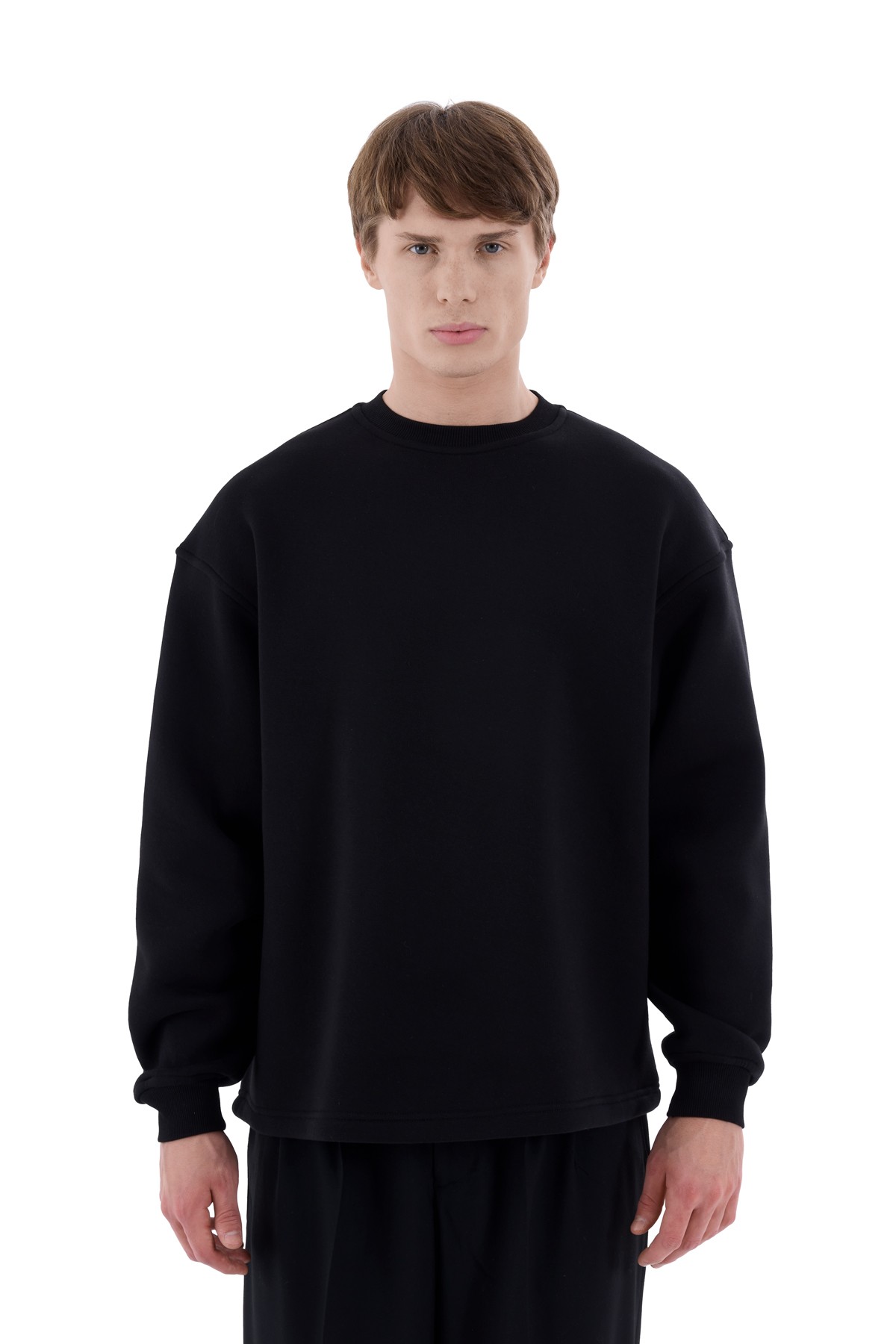 Anatolian Patchline // Back Woven Pattern Sweatshirt