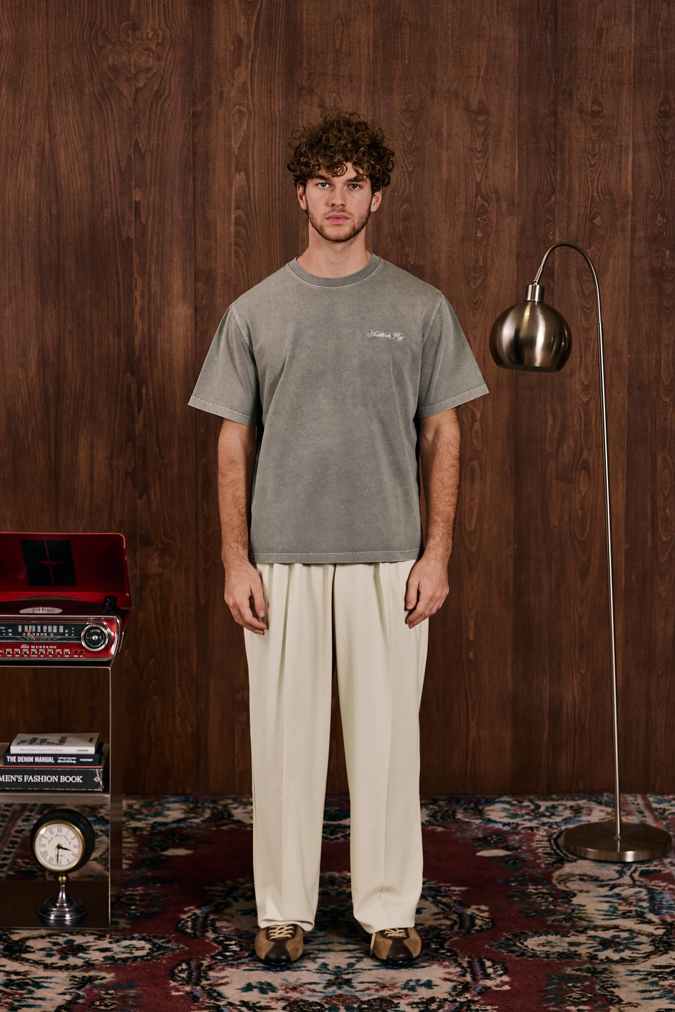 Stitching the Roots T-Shirt Deniz Yeşili