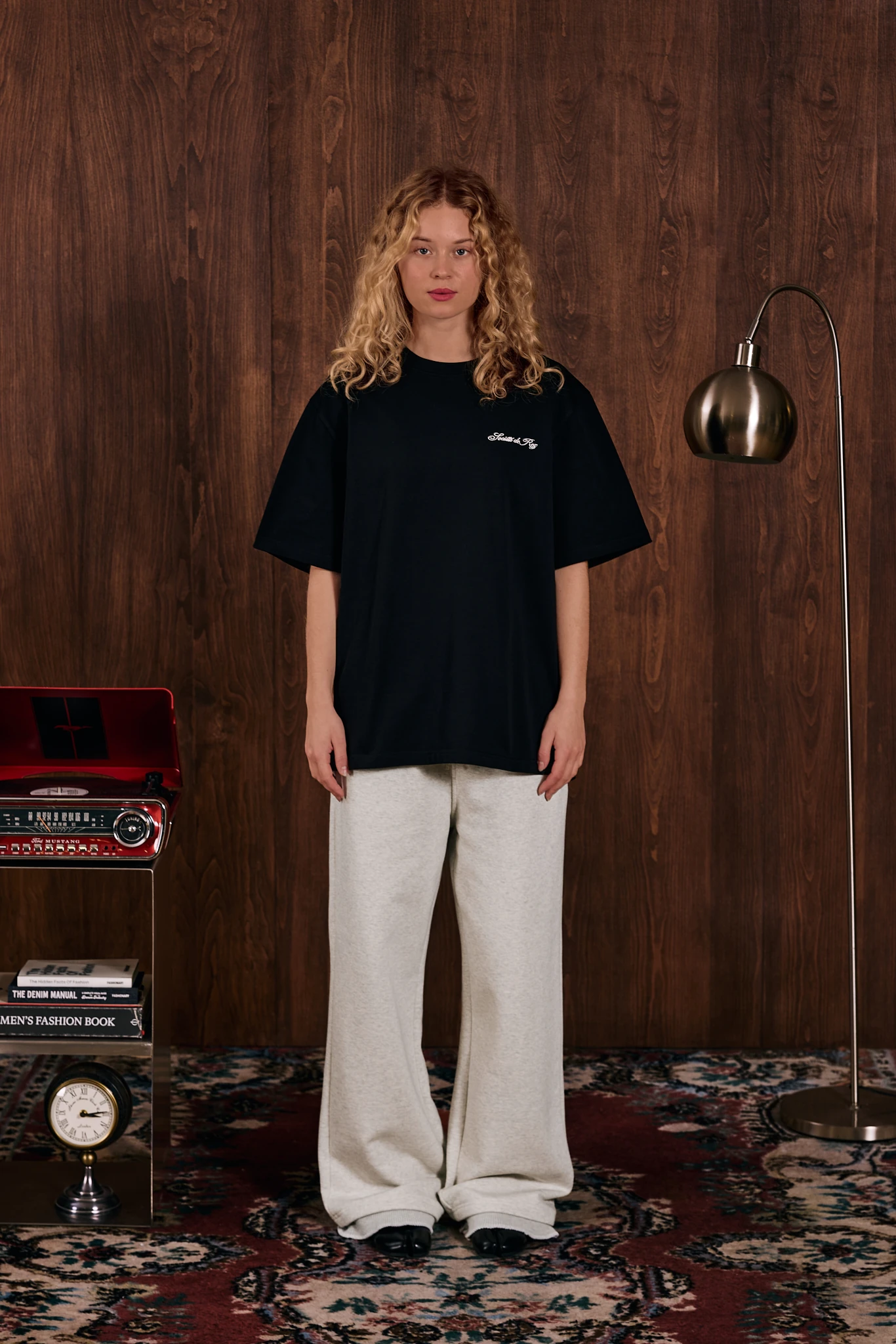 Lace Carpet 10 T-Shirt Siyah