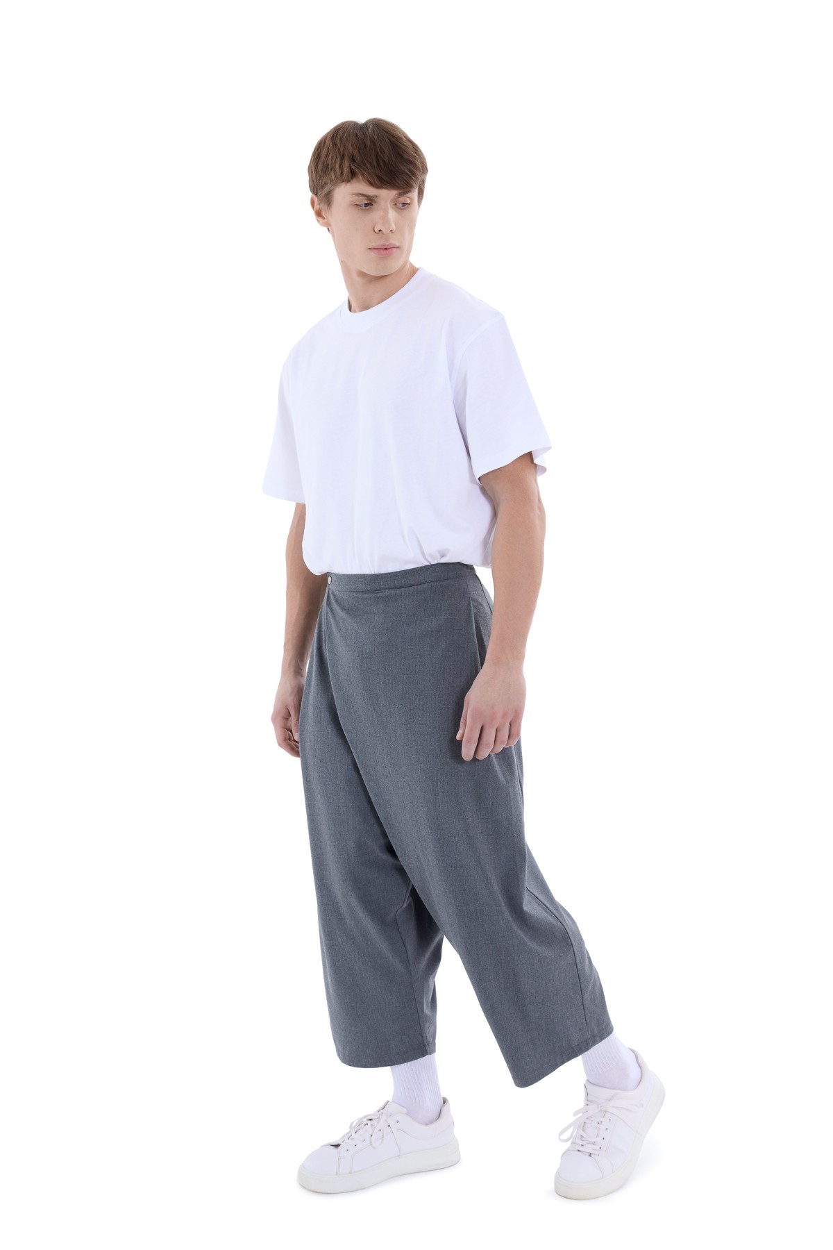 Rafe Asymmetric Wrap Pantolon Antrasit