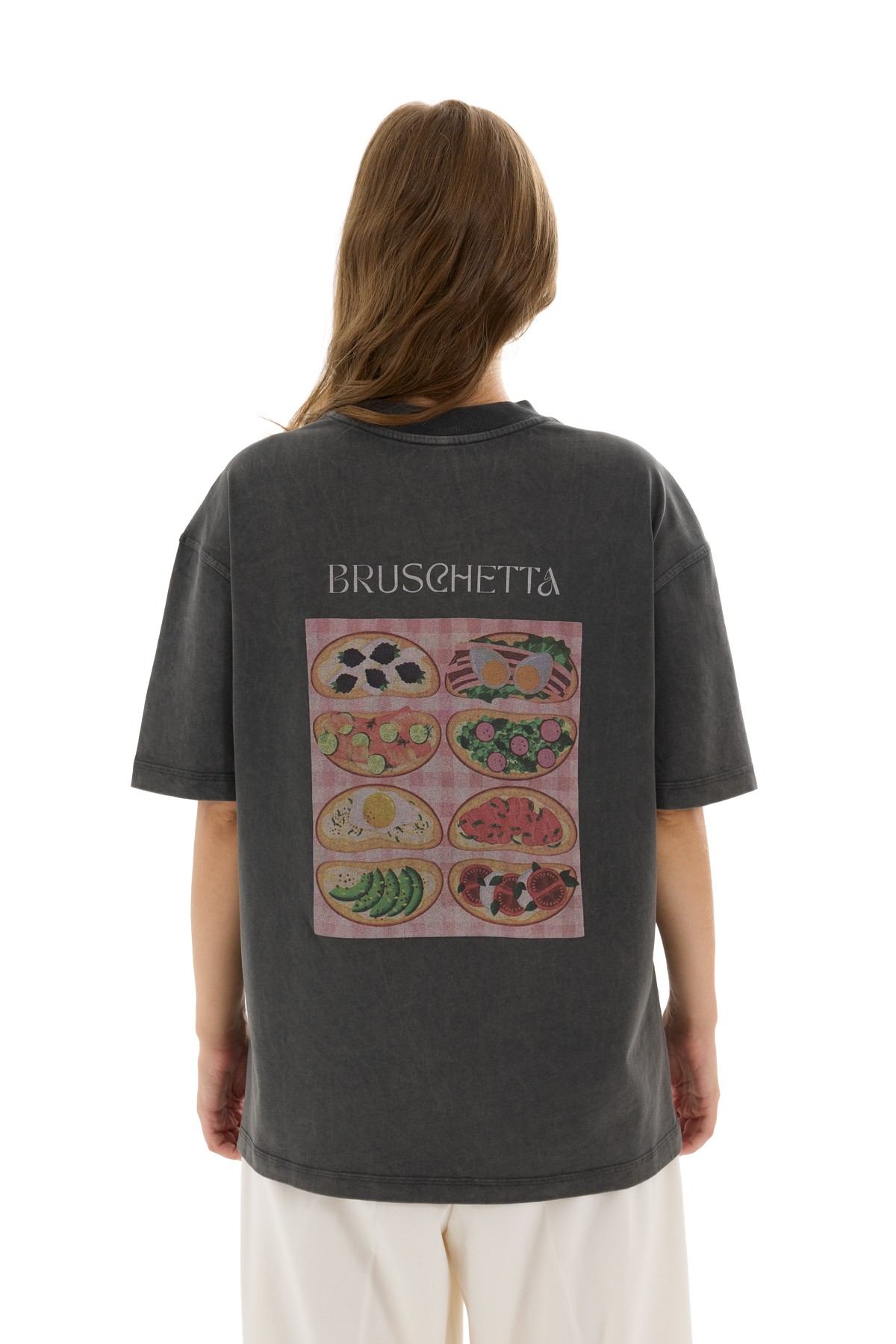 Bruschetta Baskılı T-shirt