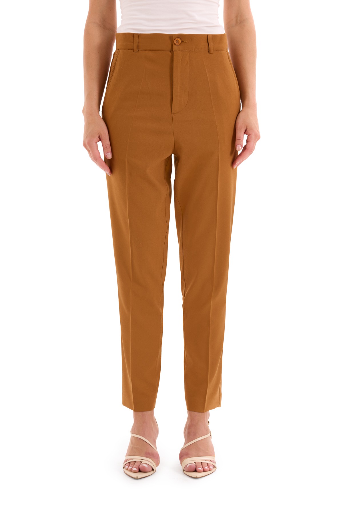 Wide Leg Woven Trousers