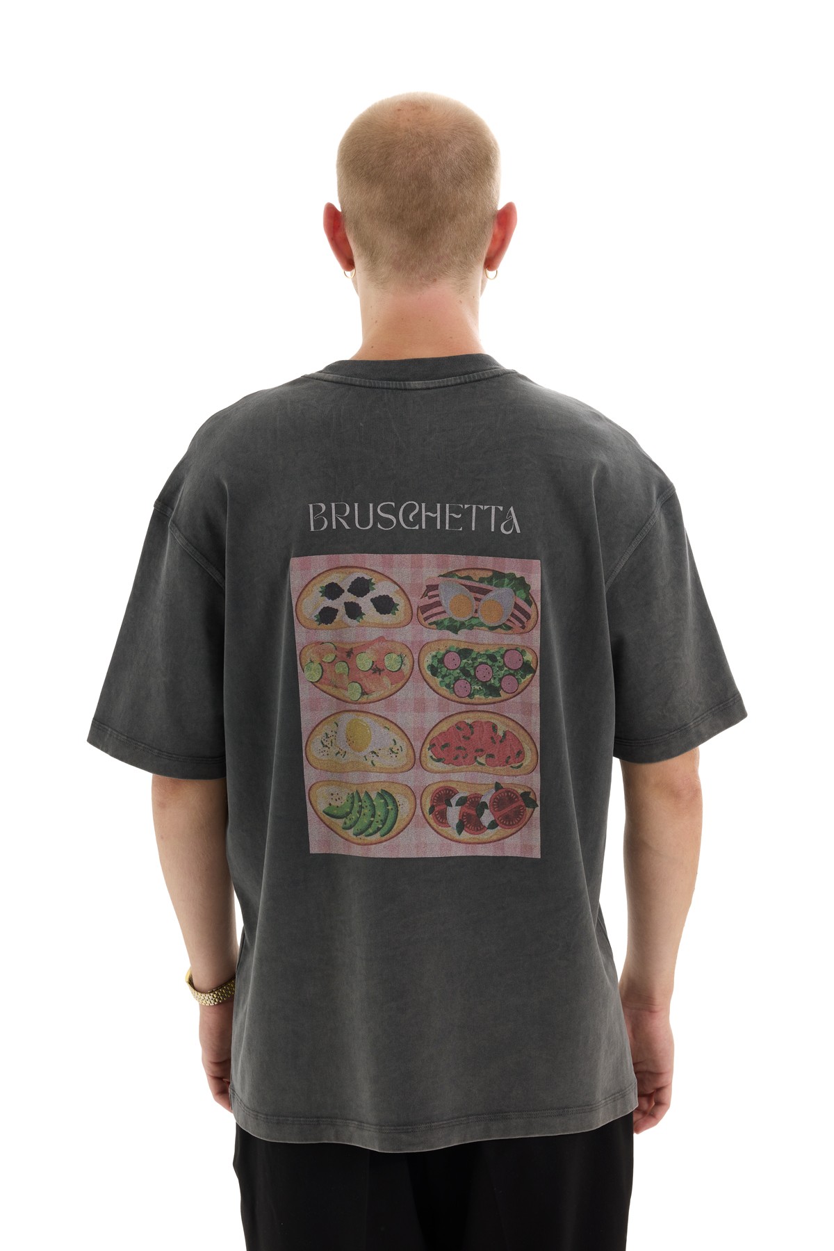 Bruschetta Baskılı T-shirt