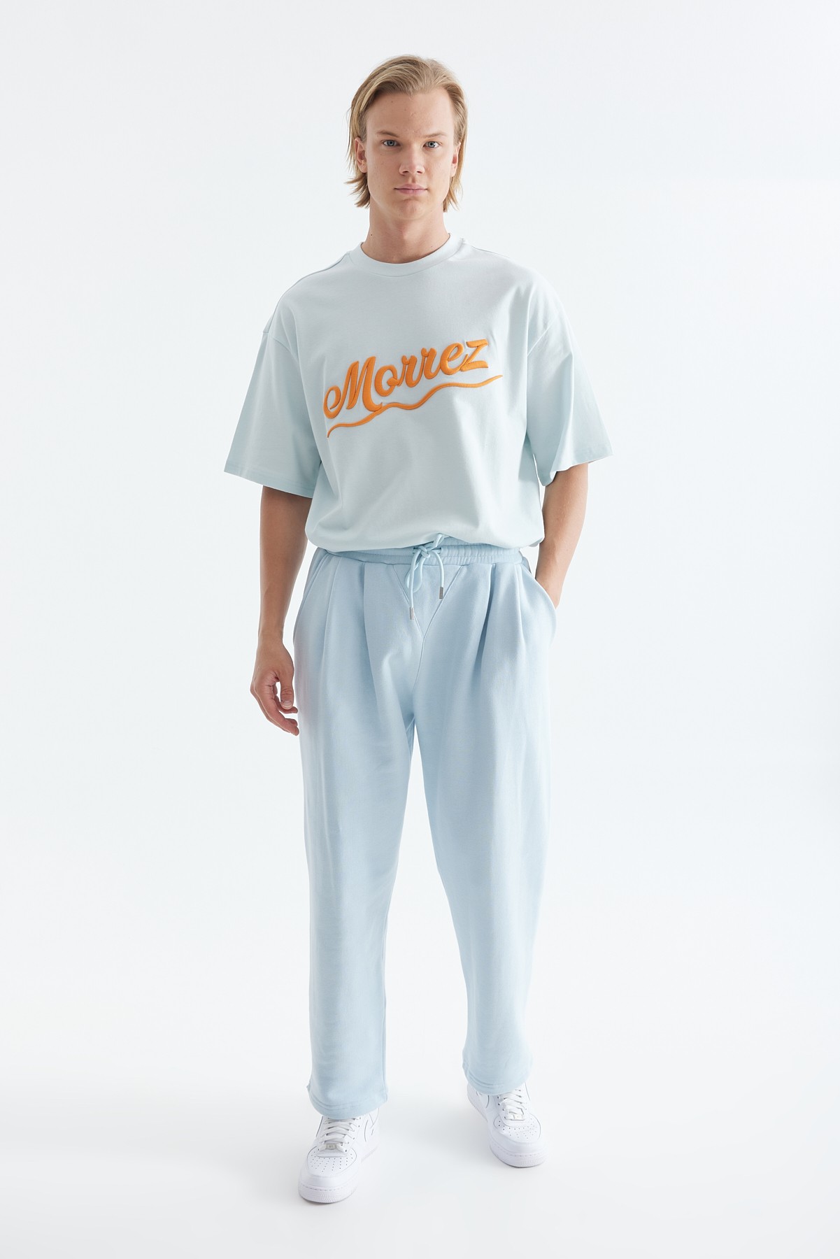 Morrez Turuncu Nakışlı T-Shirt