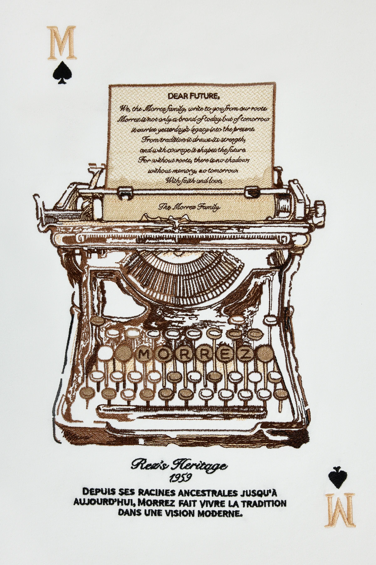 The Storyteller M T-Shirt Ekru