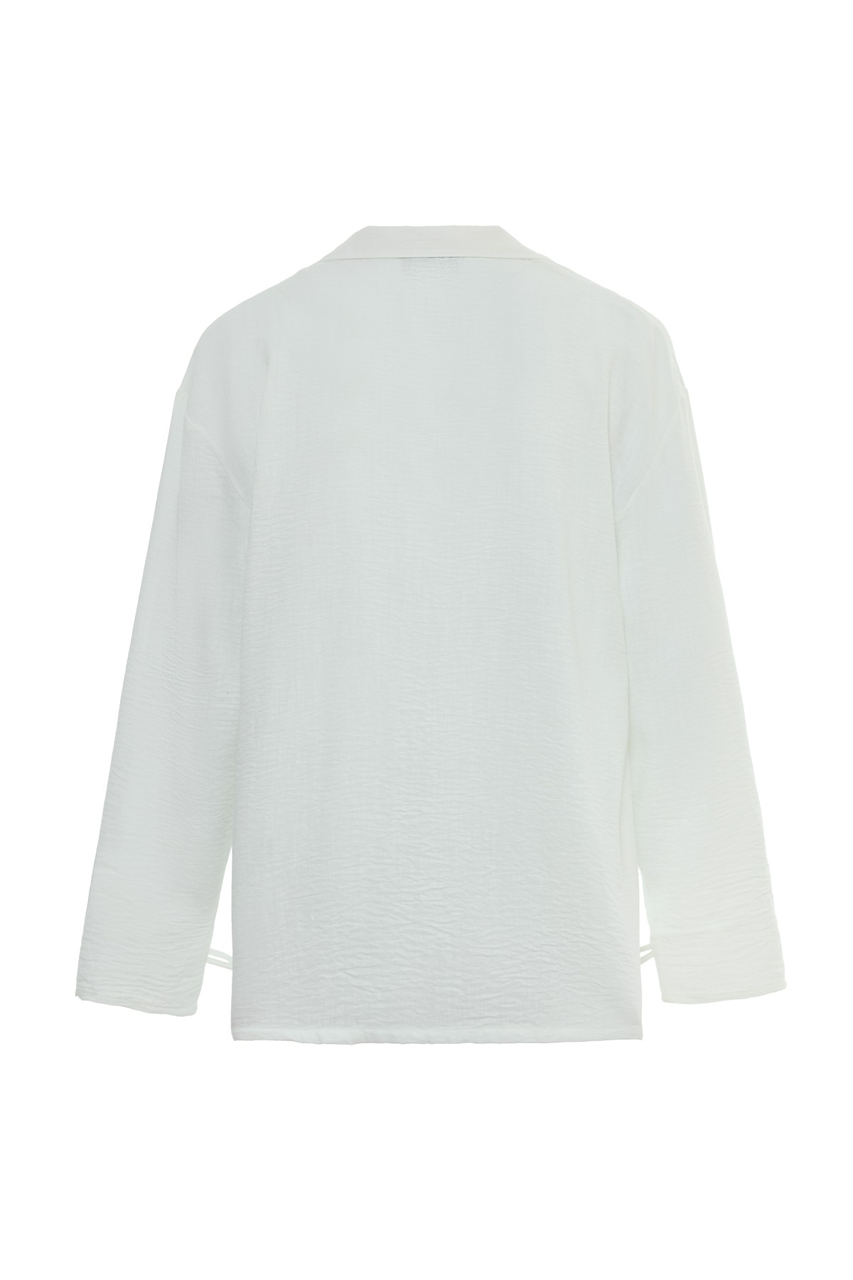 Double Breasted Linen Shirt