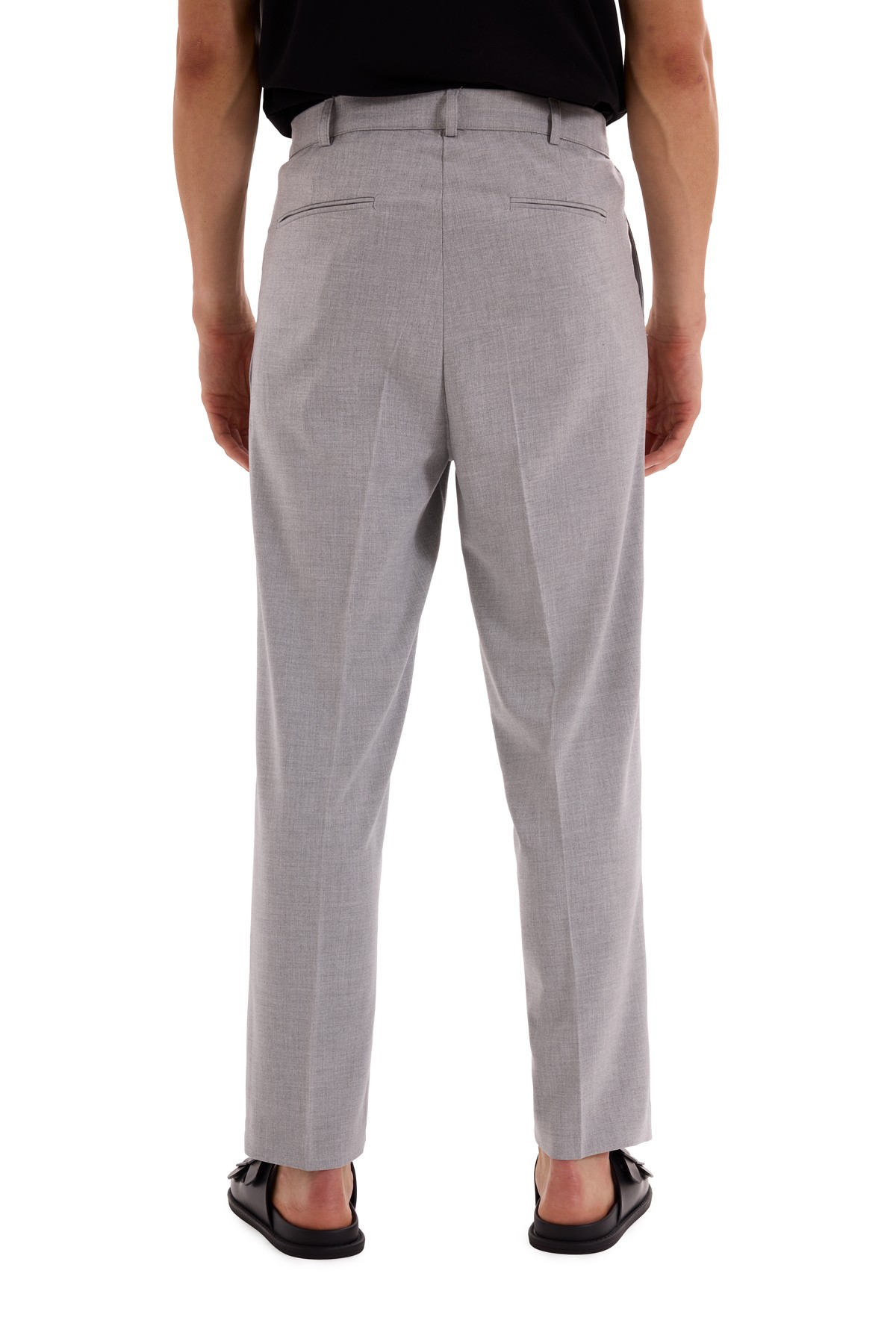 Wide Leg Woven Trousers