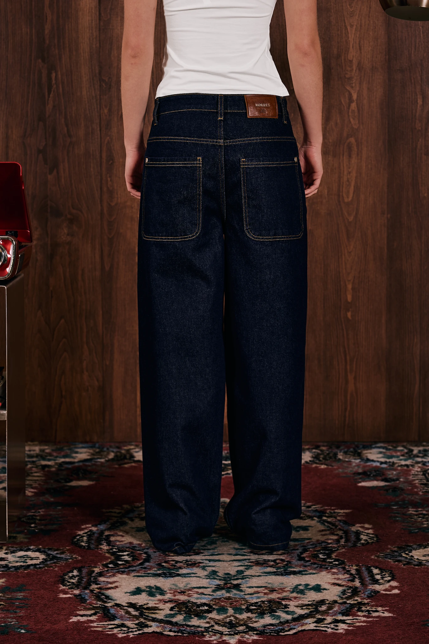 Denim 001 Baggy Fit Dark Washed K