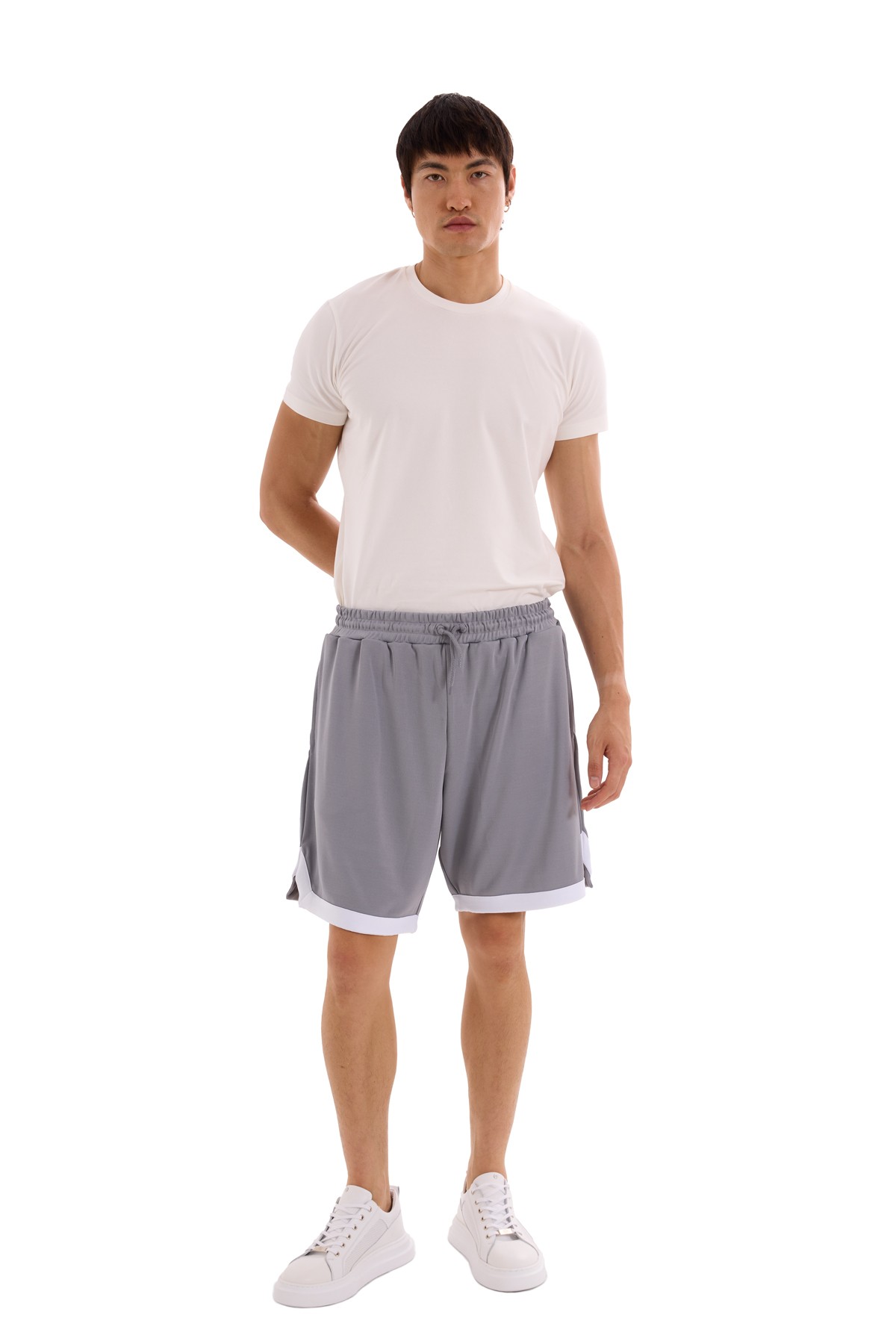 Gray Designer Shorts