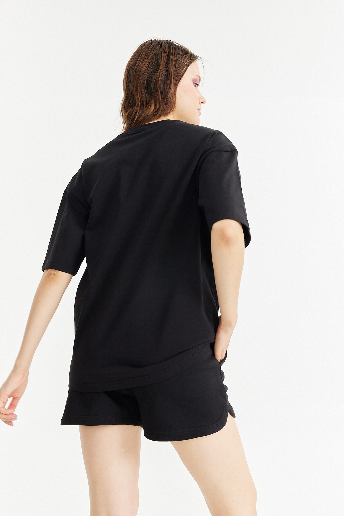 Black Essentials Oversize T-Shirt K