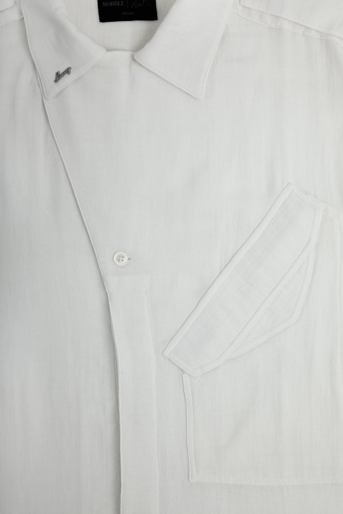 Muslin Shirt K with Metal Logo