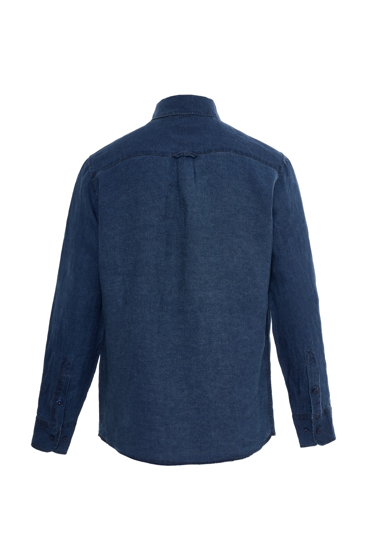 100% Linen Denim Look Shirt