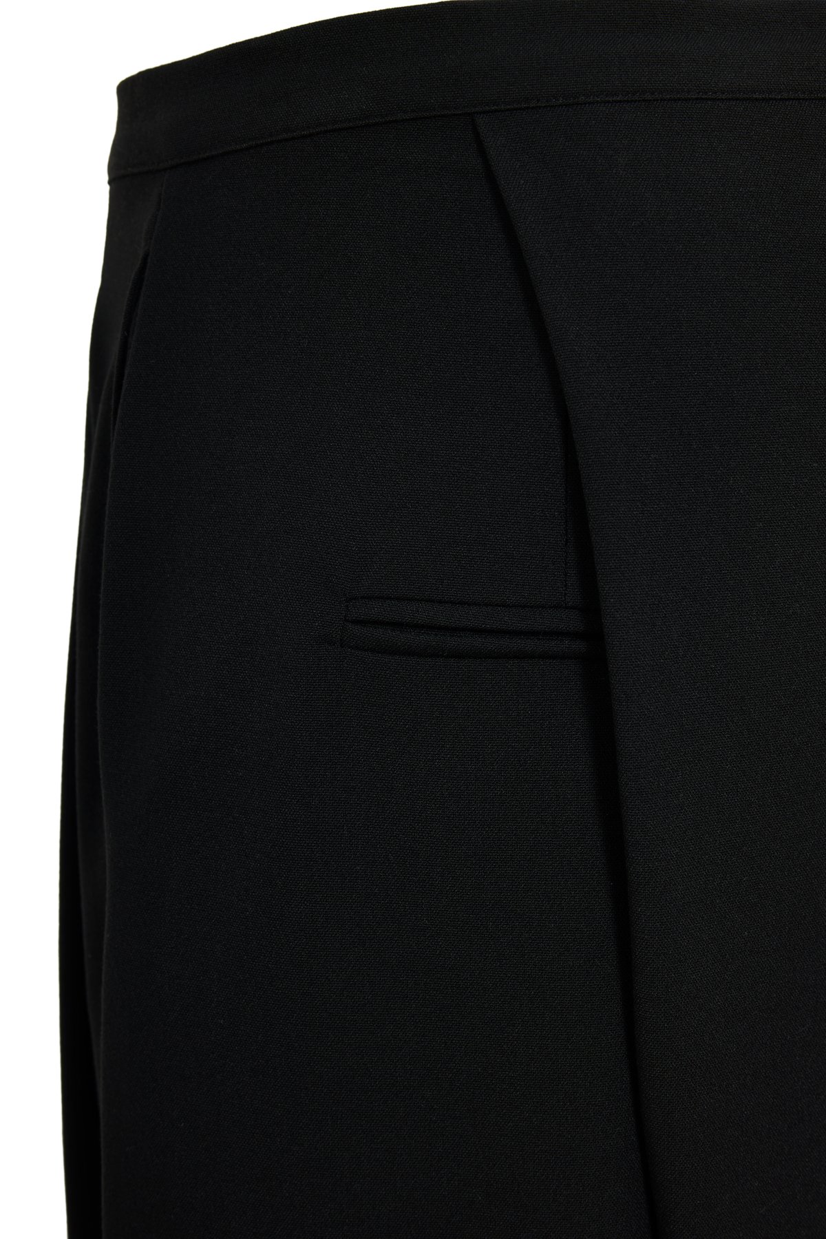 Rafe Asymmetric Wrap Pantolon Siyah