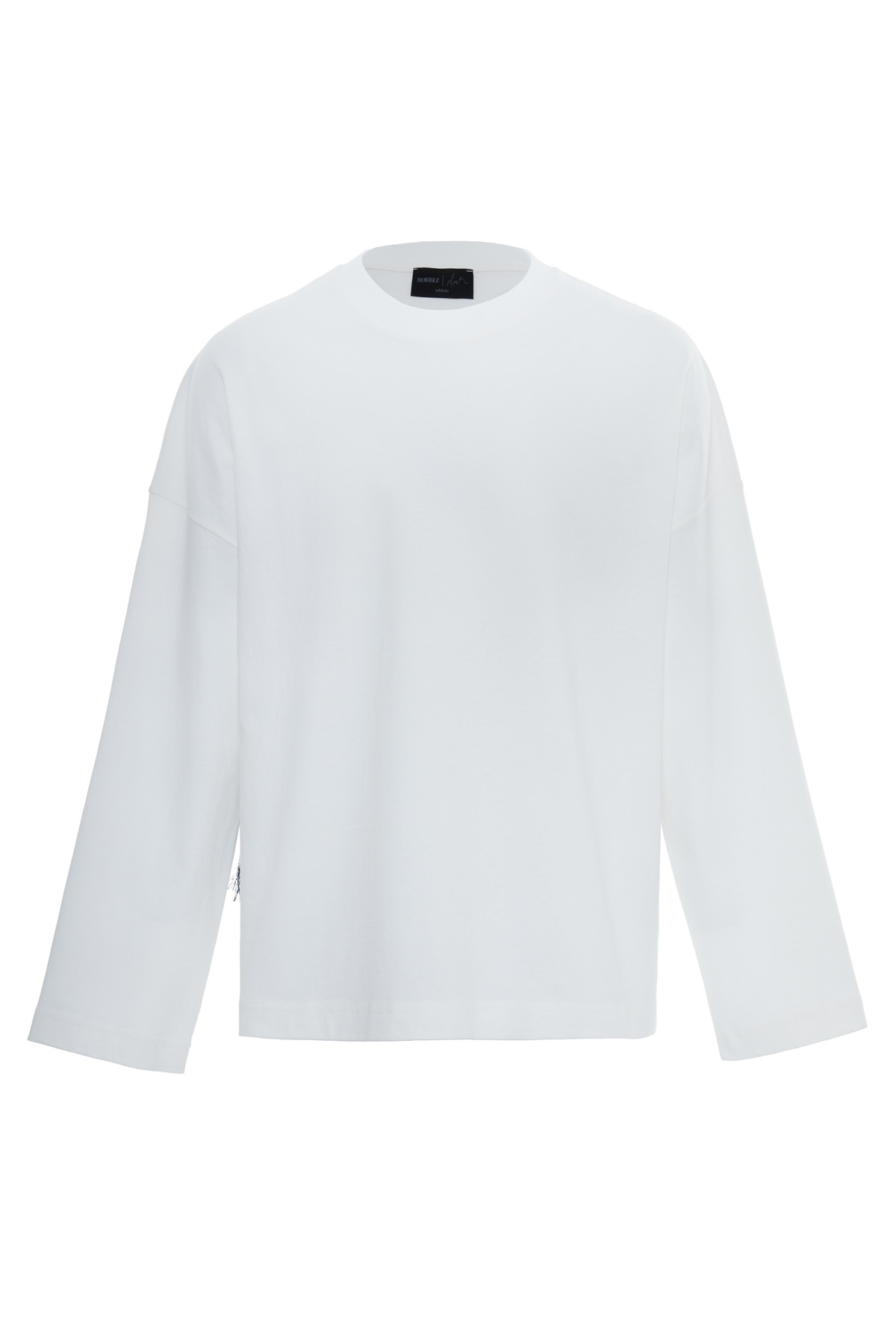 Nomad Spirit Embroidered Detailed Long Sleeve T-shirt White