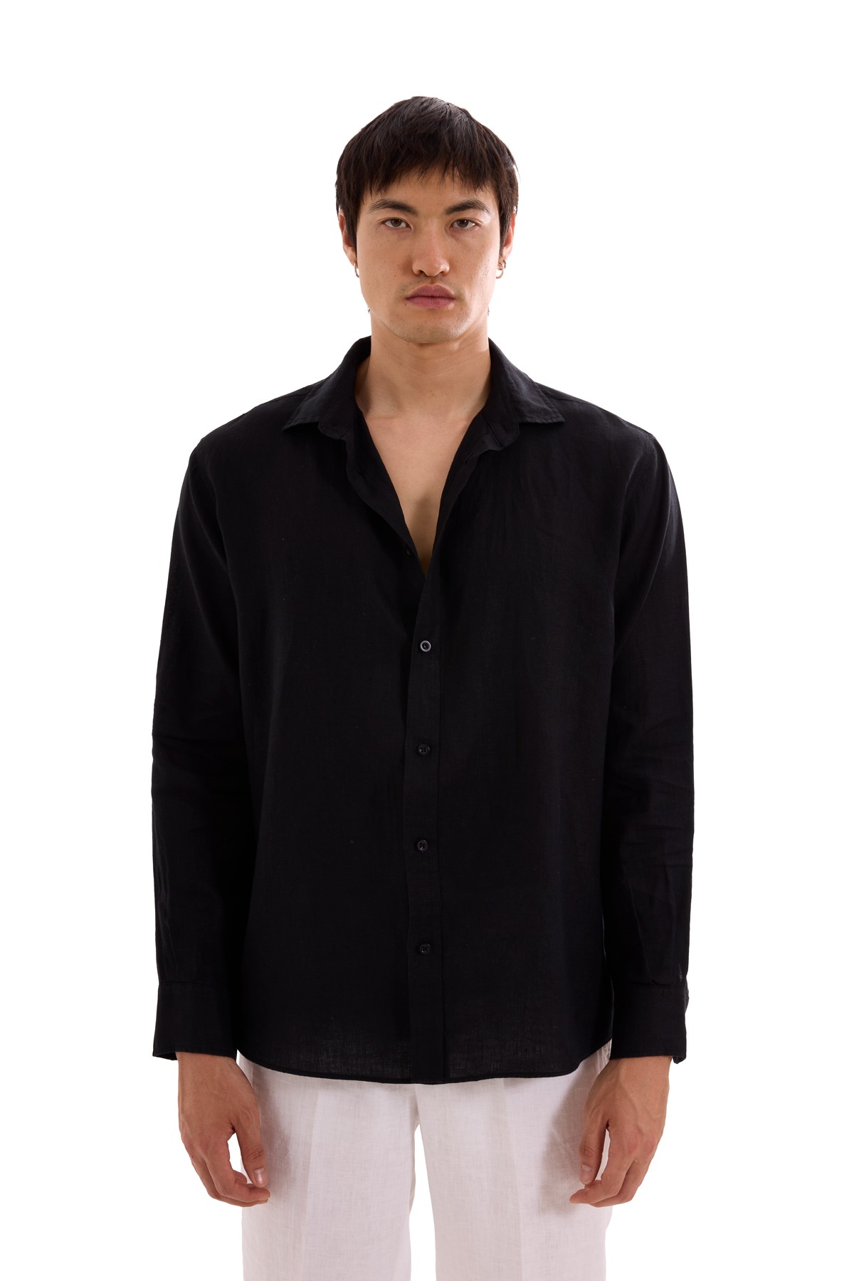 100% Linen Long Sleeve Shirt