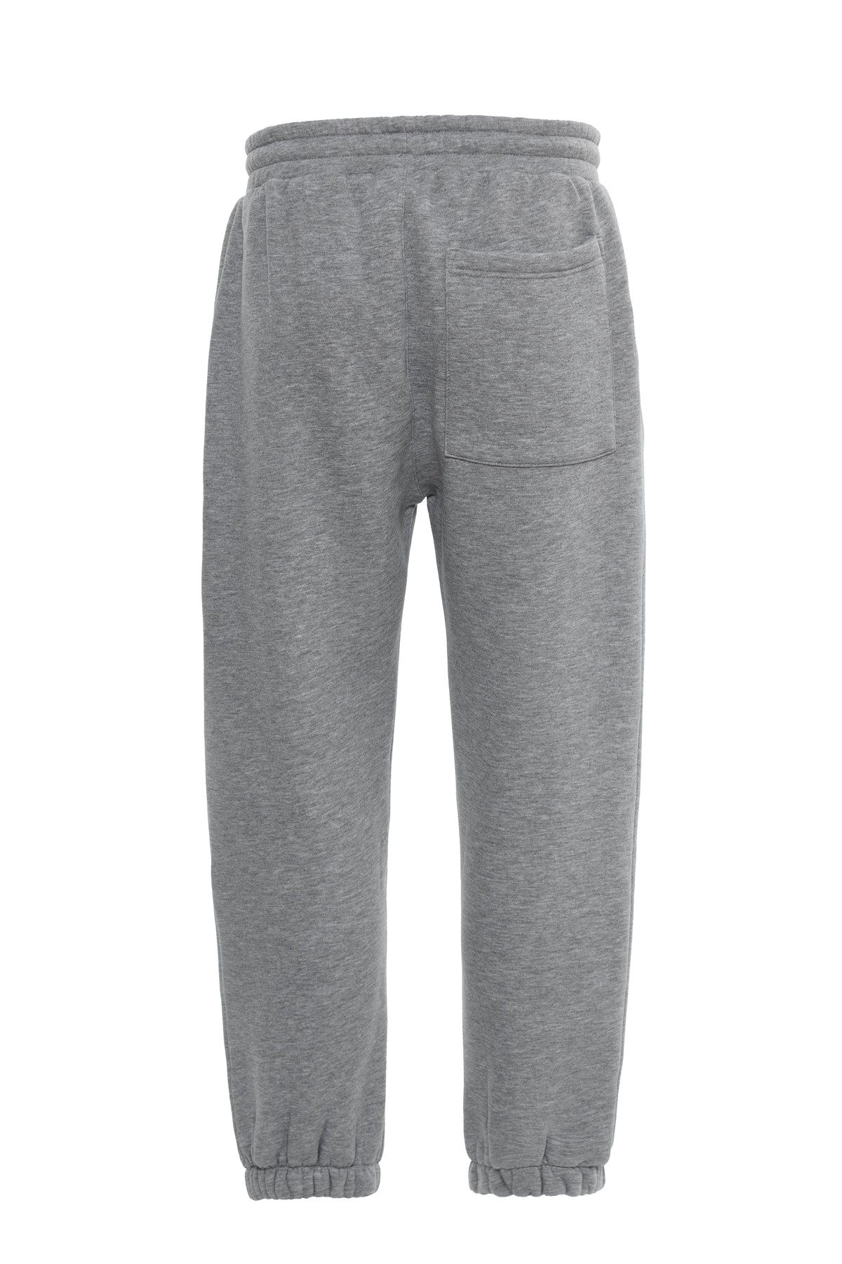Gri Pileli Jogger