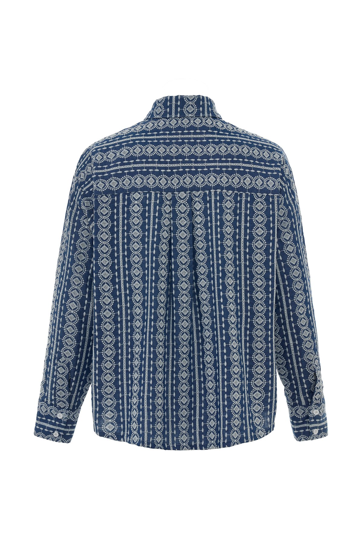 Azure Embroidered Shirt K