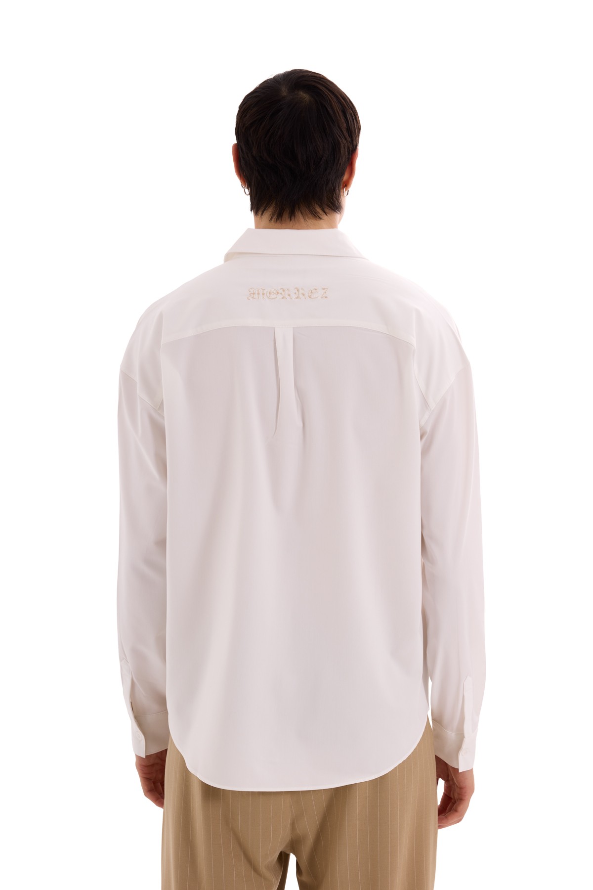 Epaulette Closure Oversize Shirt